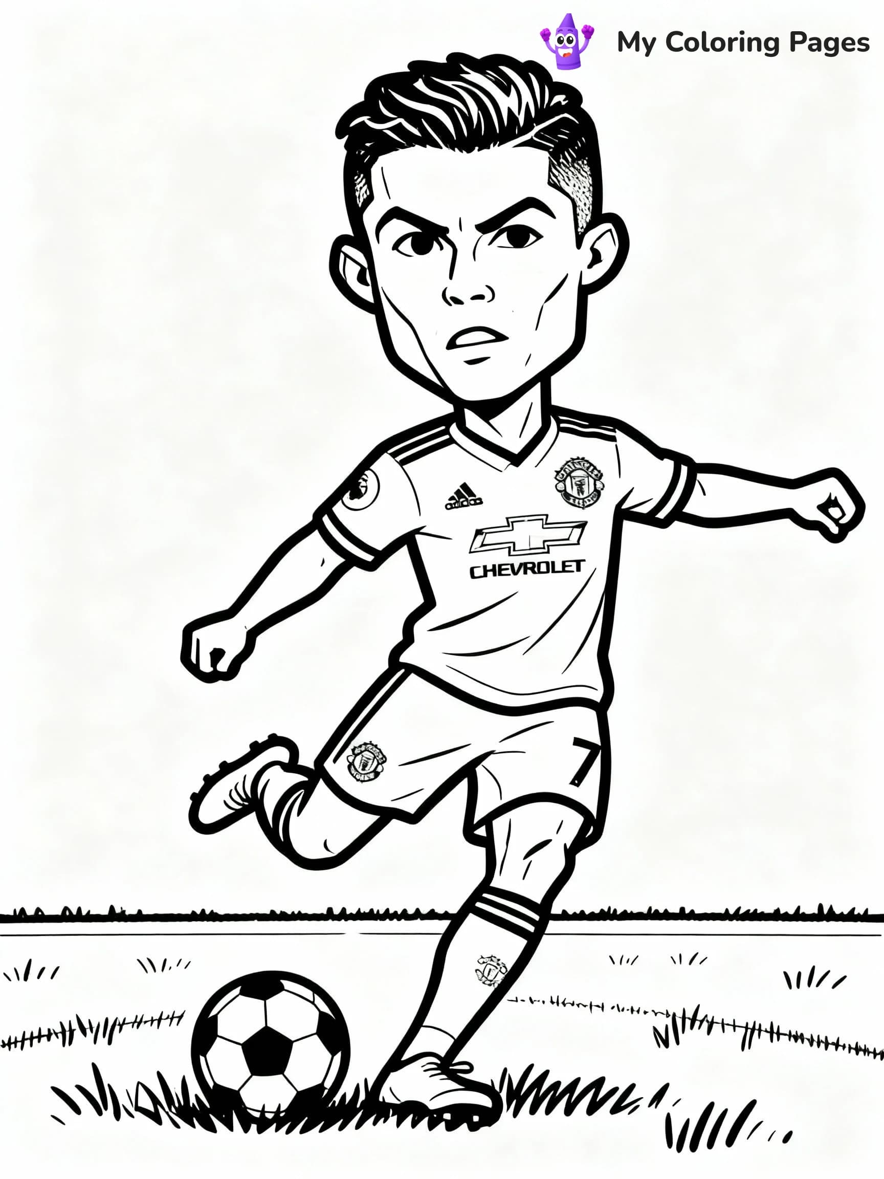 Ronaldo Coloring Pages - 8