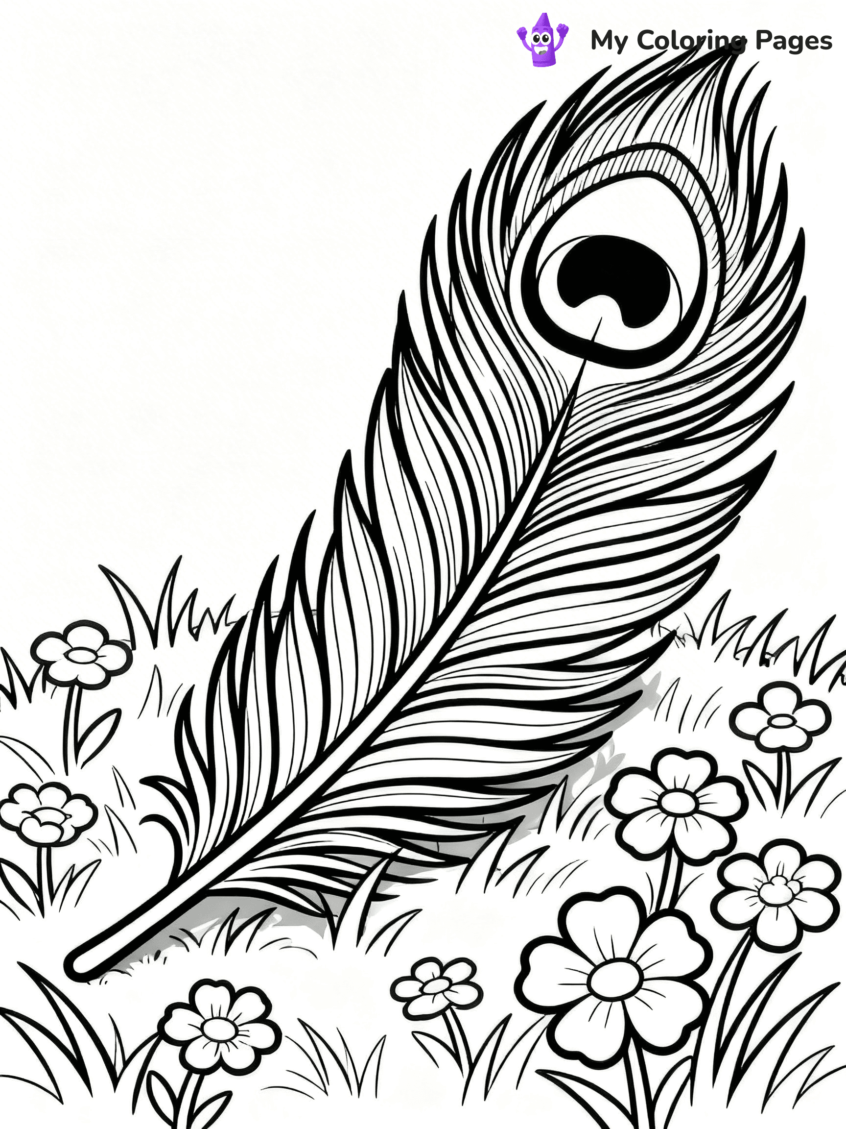 Feather Coloring Pages - 39