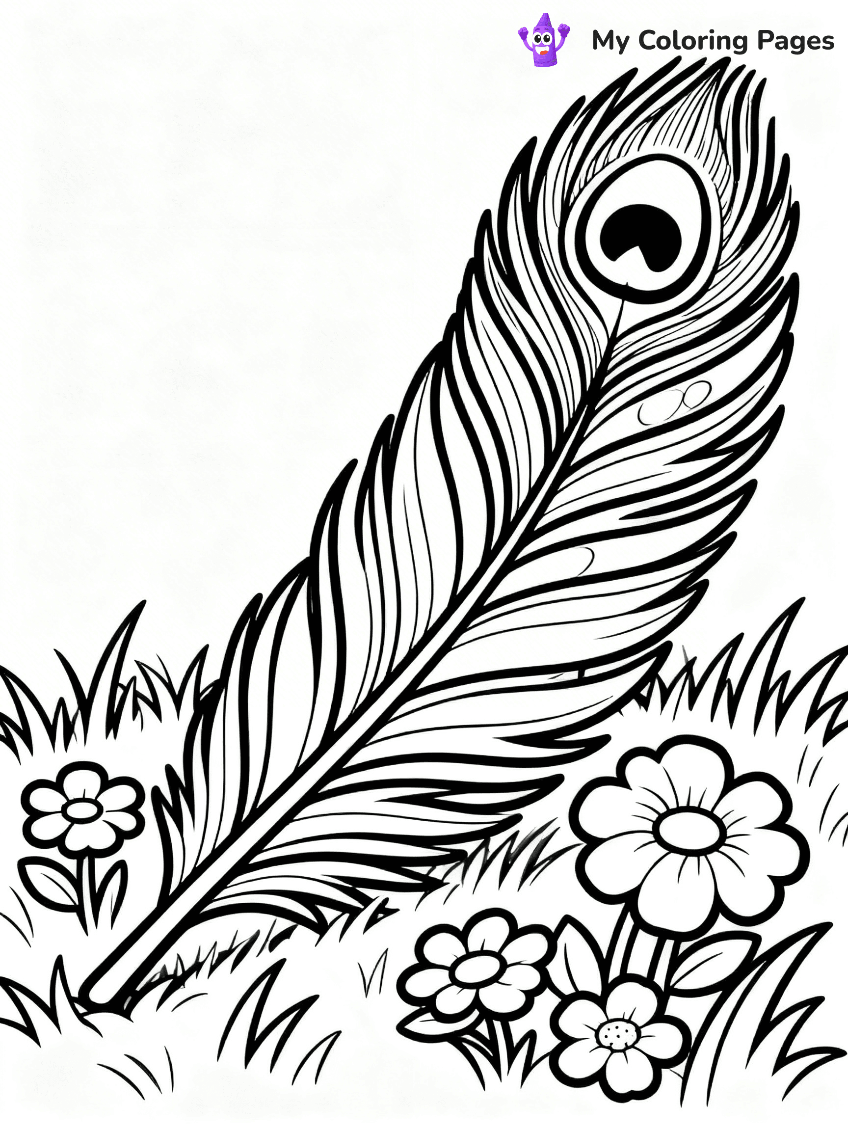 Feather Coloring Pages - 38