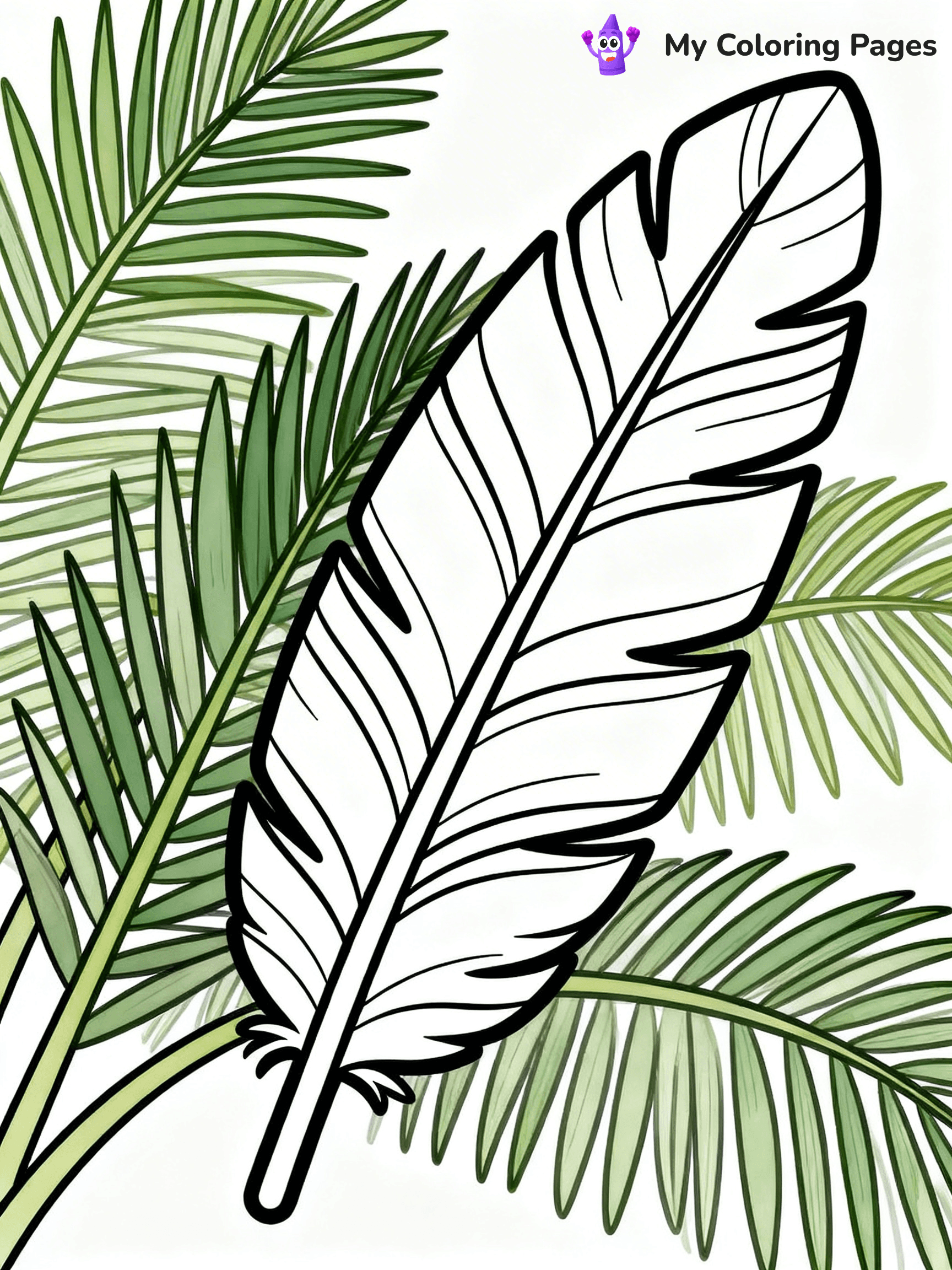 Feather Coloring Pages - 30