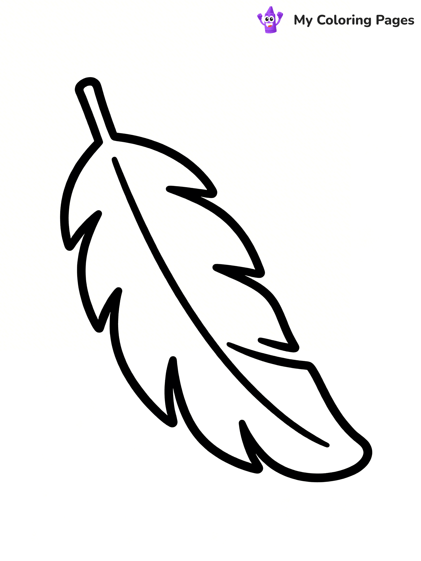 Feather Coloring Pages - 29