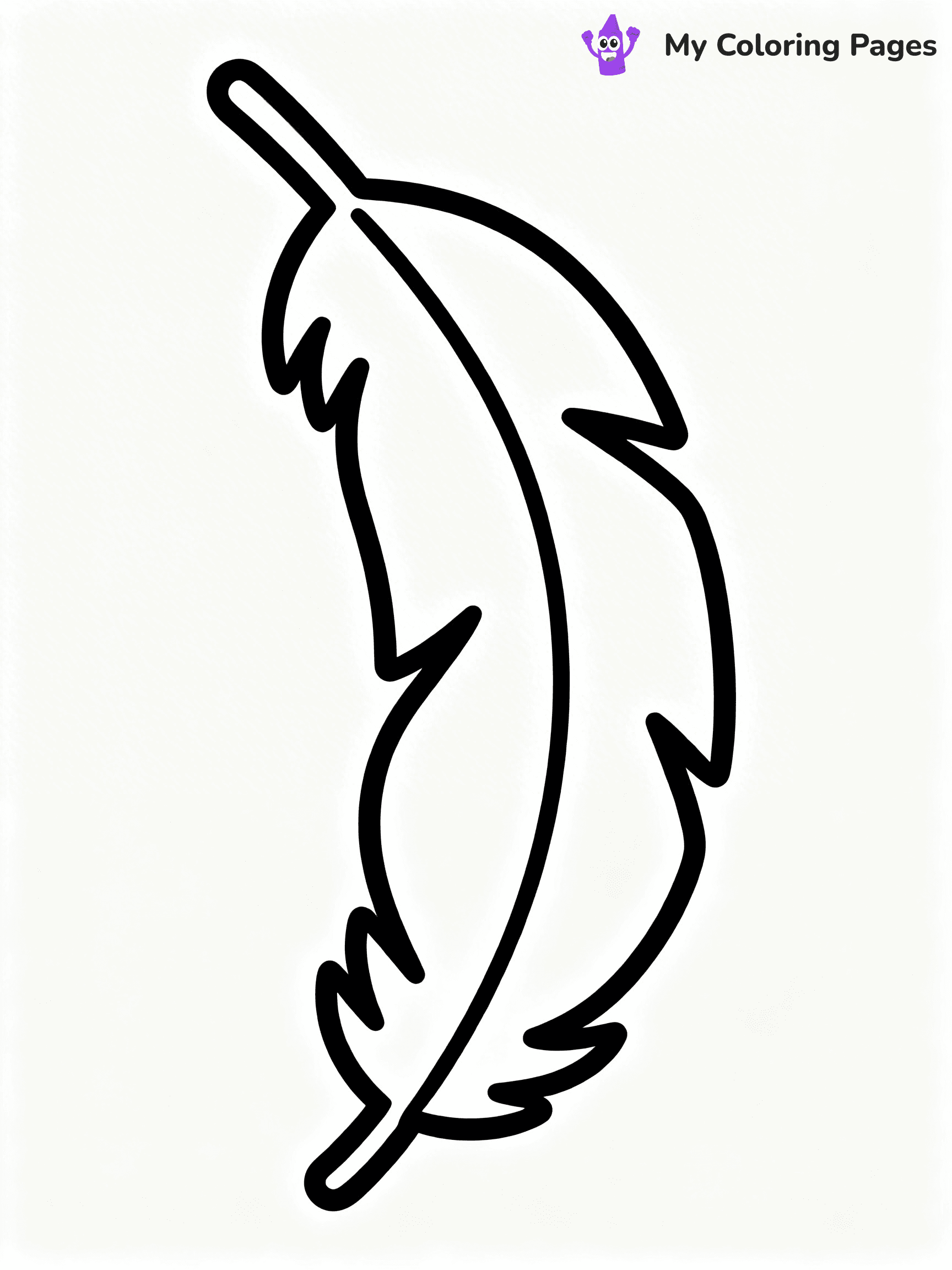 Feather Coloring Pages - 23
