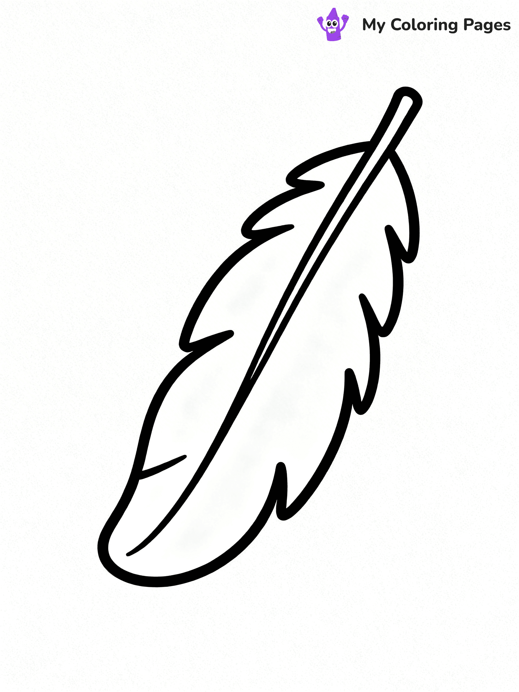 Feather Coloring Pages - 21