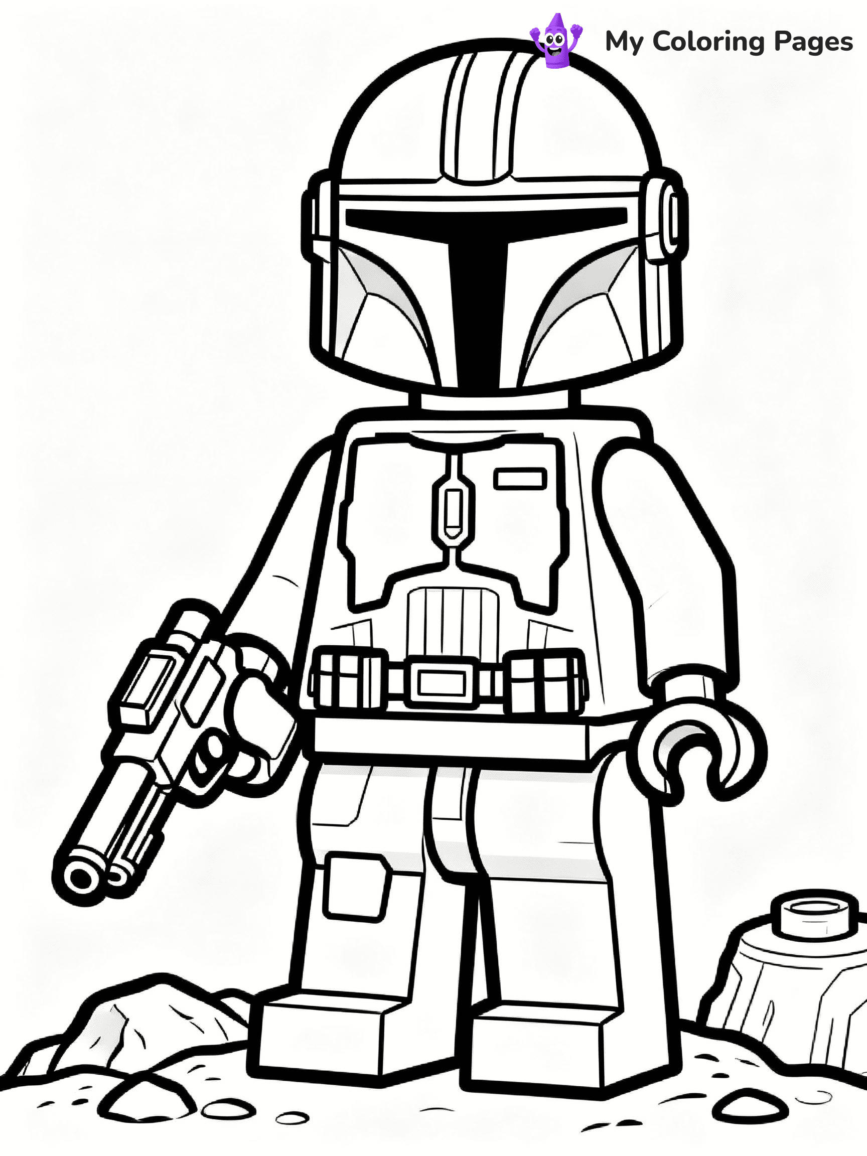 Lego Star Wars Coloring Pages - 33