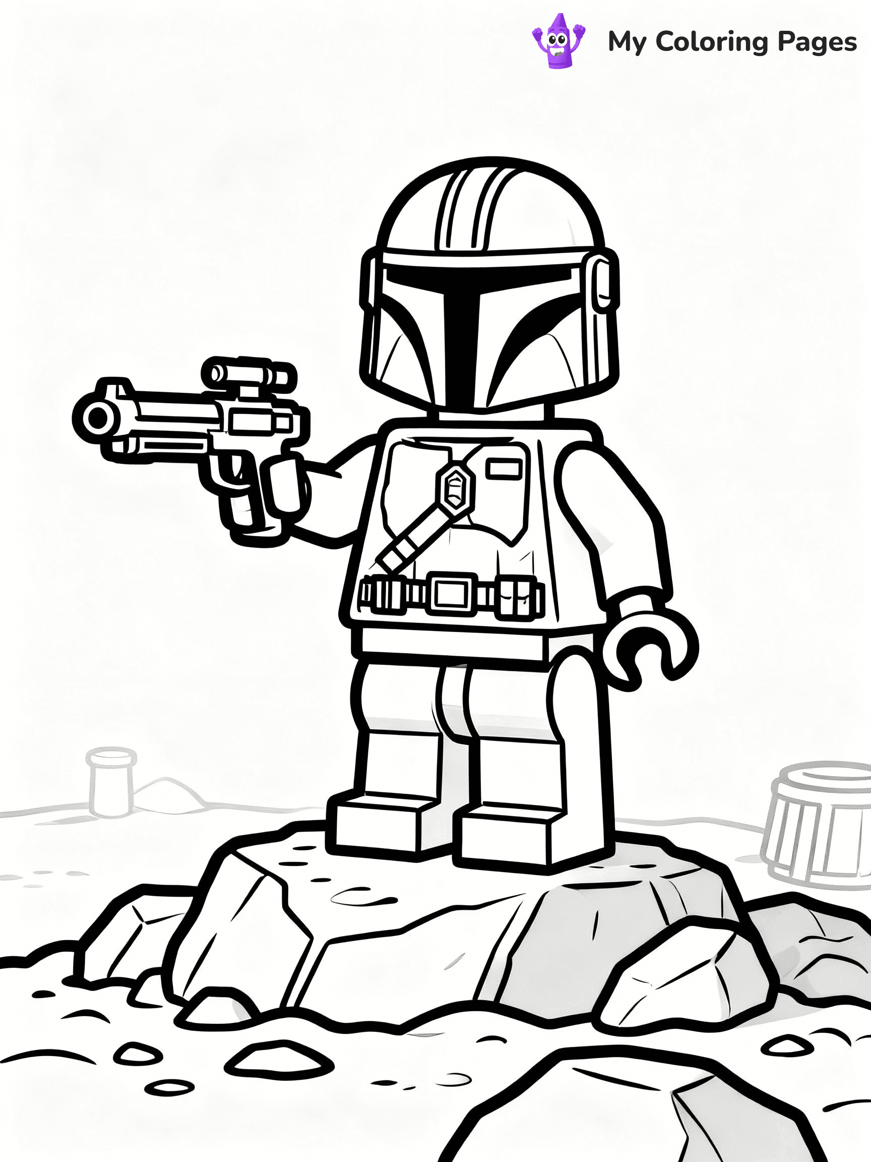 Lego Star Wars Coloring Pages - 26