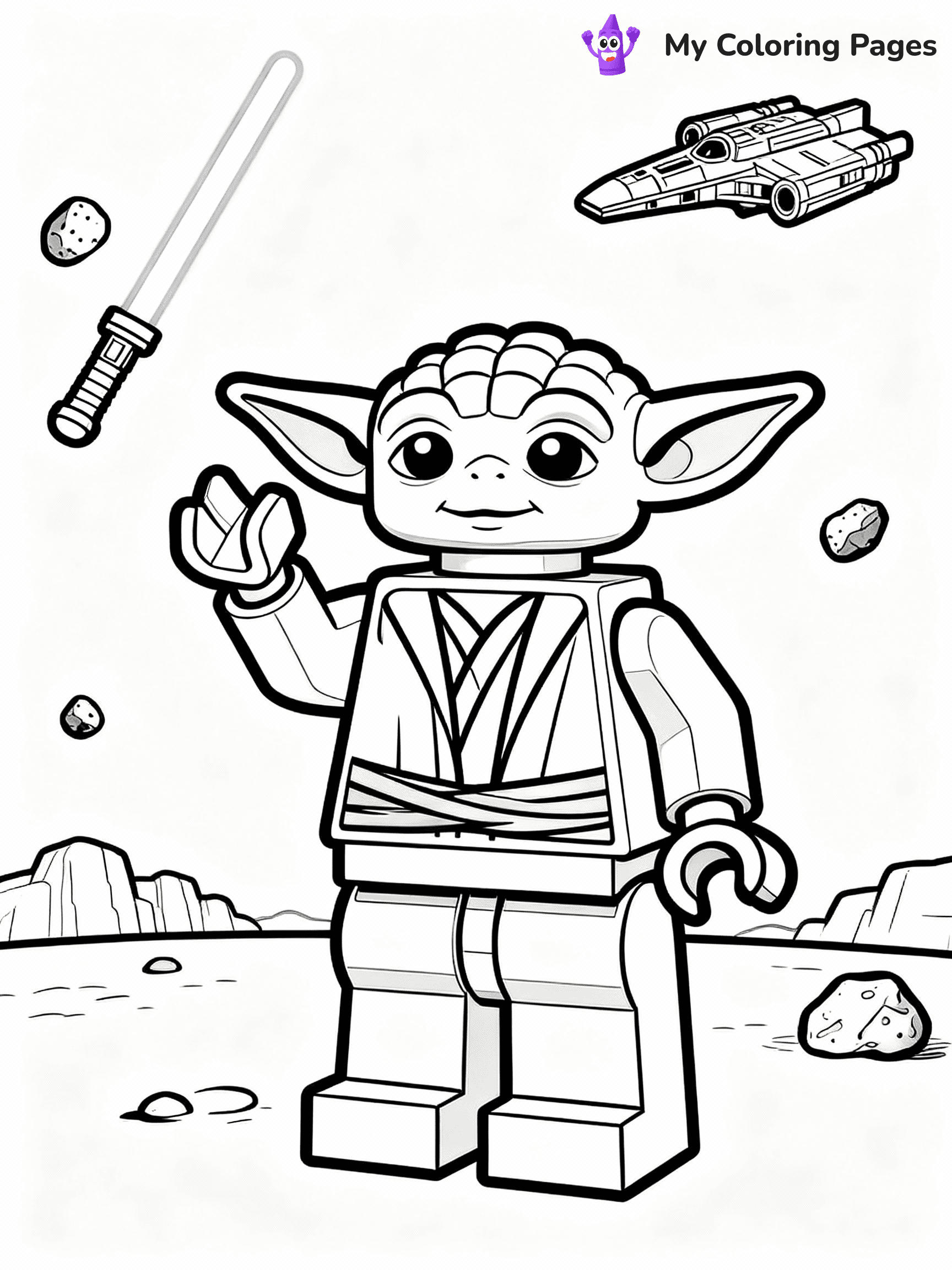 Lego Star Wars Coloring Pages - 23