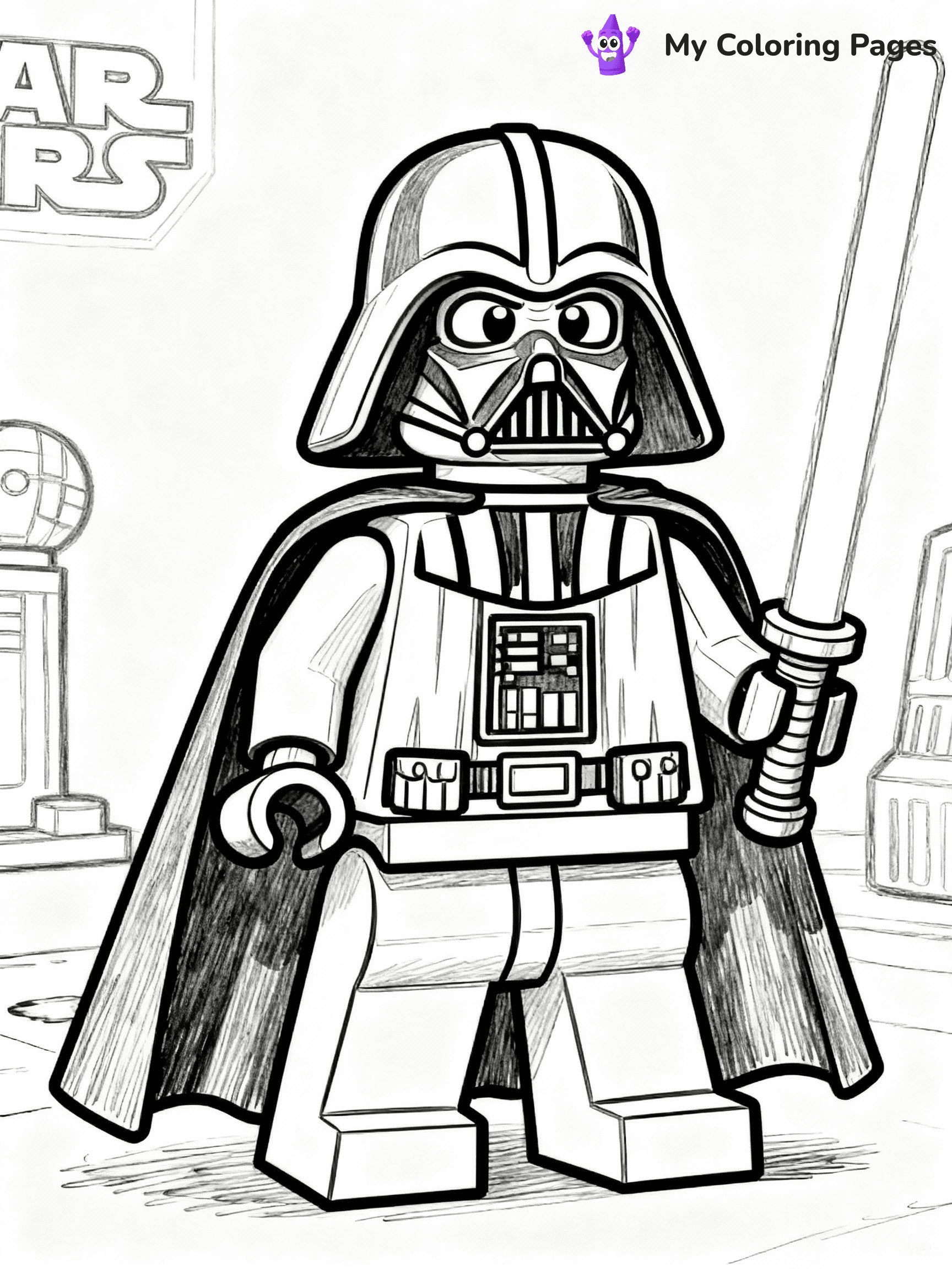 Lego Star Wars Coloring Pages - 17