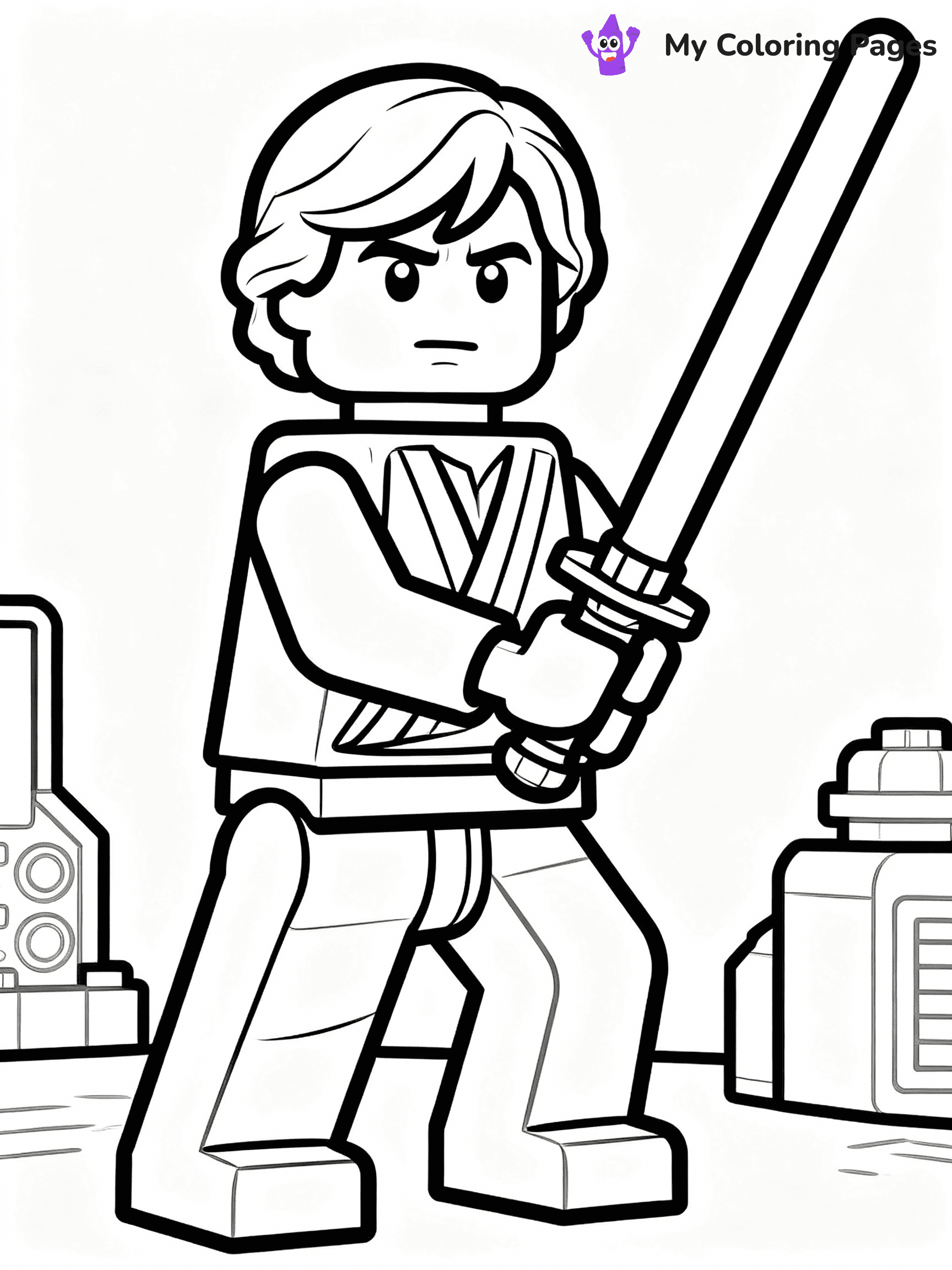Lego Star Wars Coloring Pages - 12