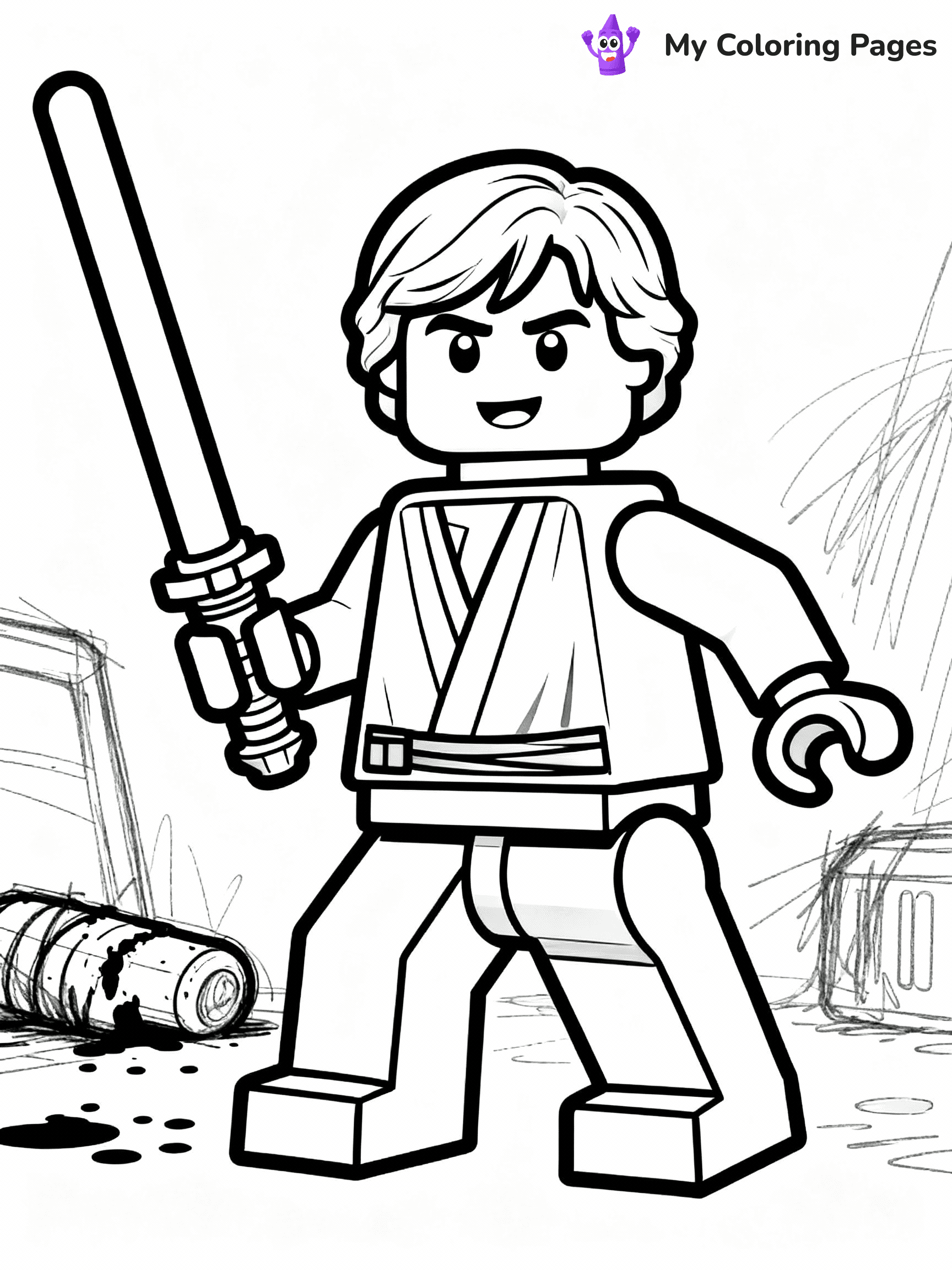 Lego Star Wars Coloring Pages - 8