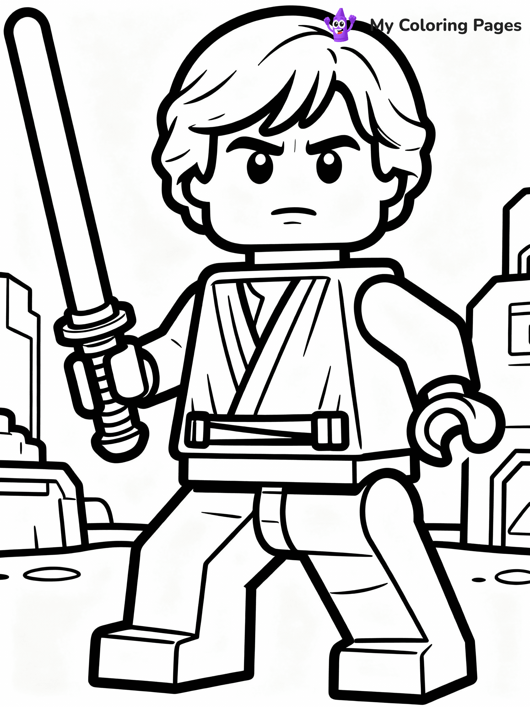 Lego Star Wars Coloring Pages - 7