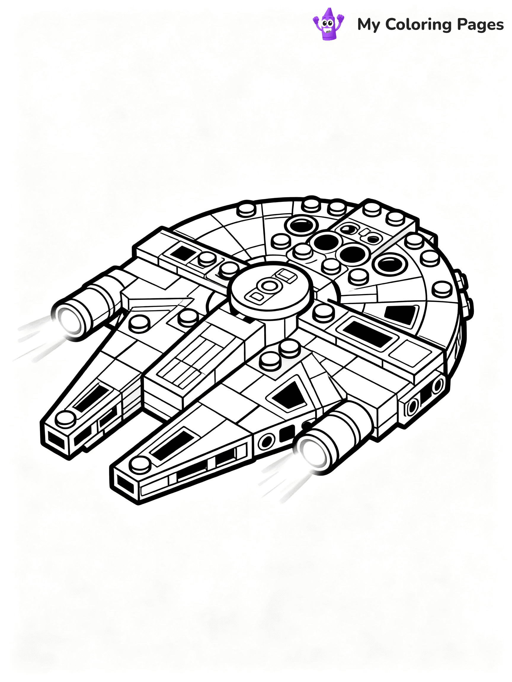 Lego Star Wars Coloring Pages - 6