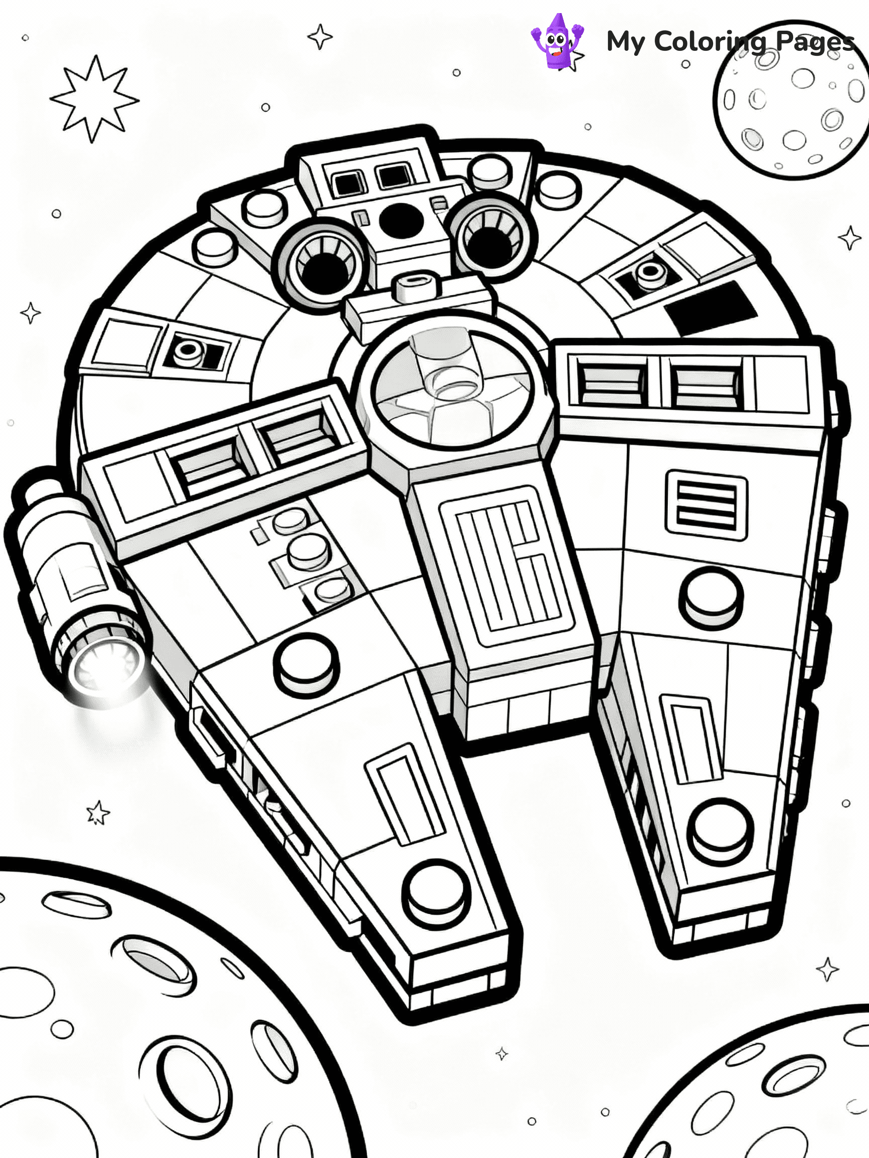 Lego Star Wars Coloring Pages - 5