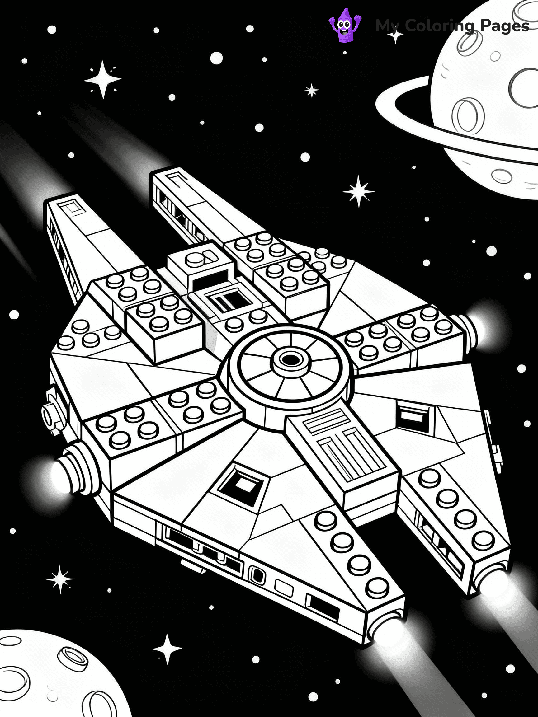 Lego Star Wars Coloring Pages - 4