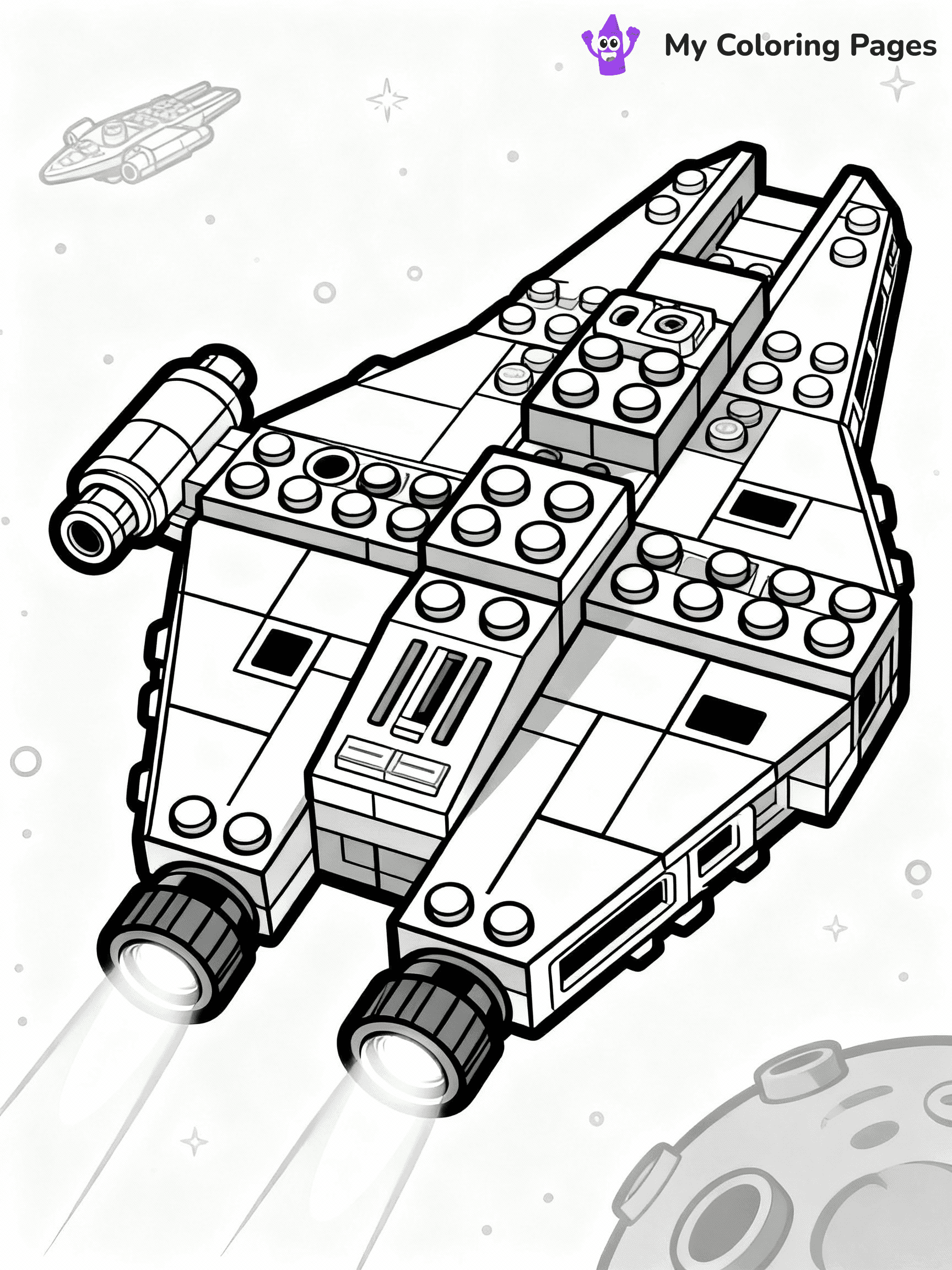 Lego Star Wars Coloring Pages - 3