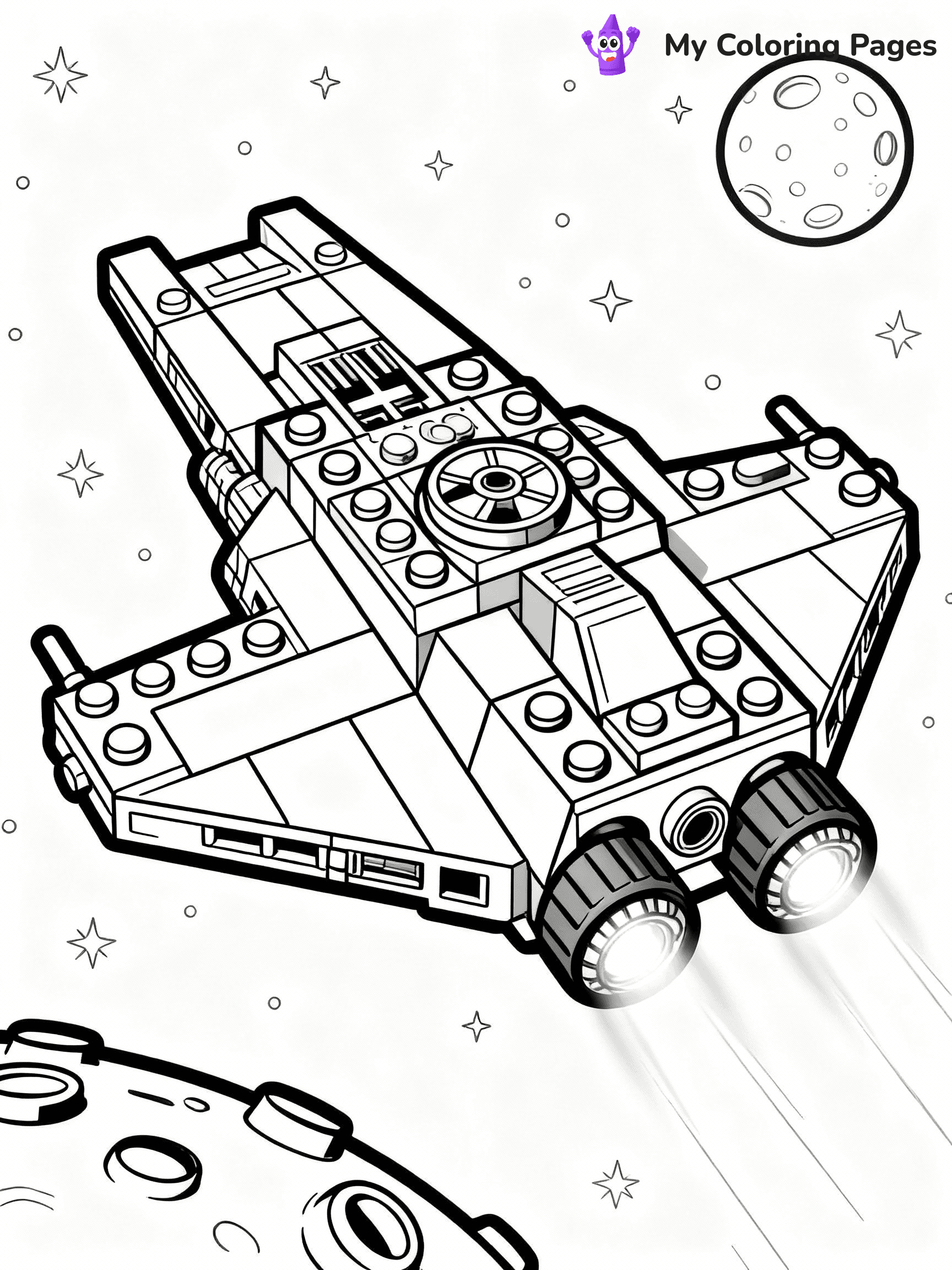 Lego Star Wars Coloring Pages - 2