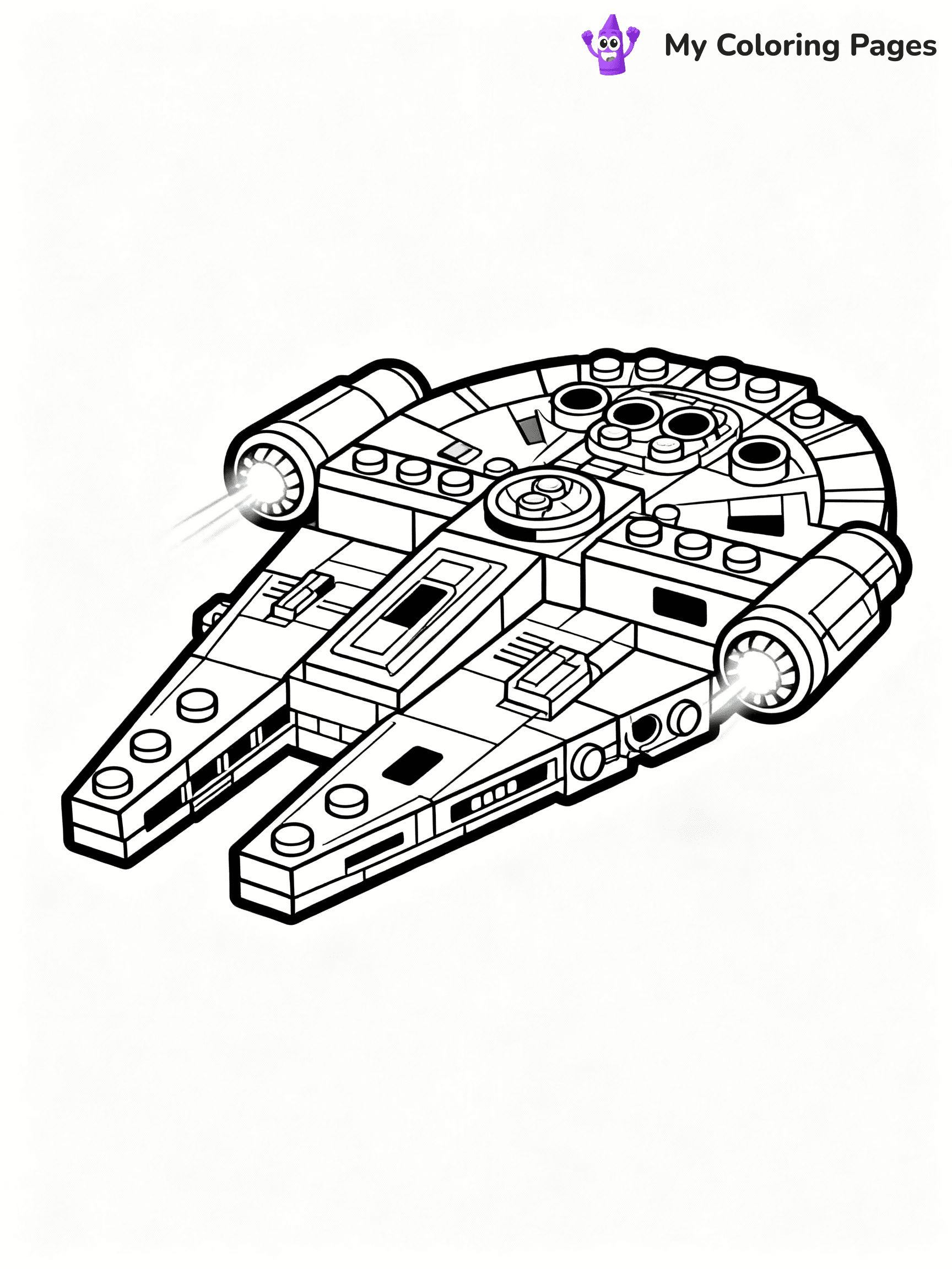 Lego Star Wars Coloring Pages - 1