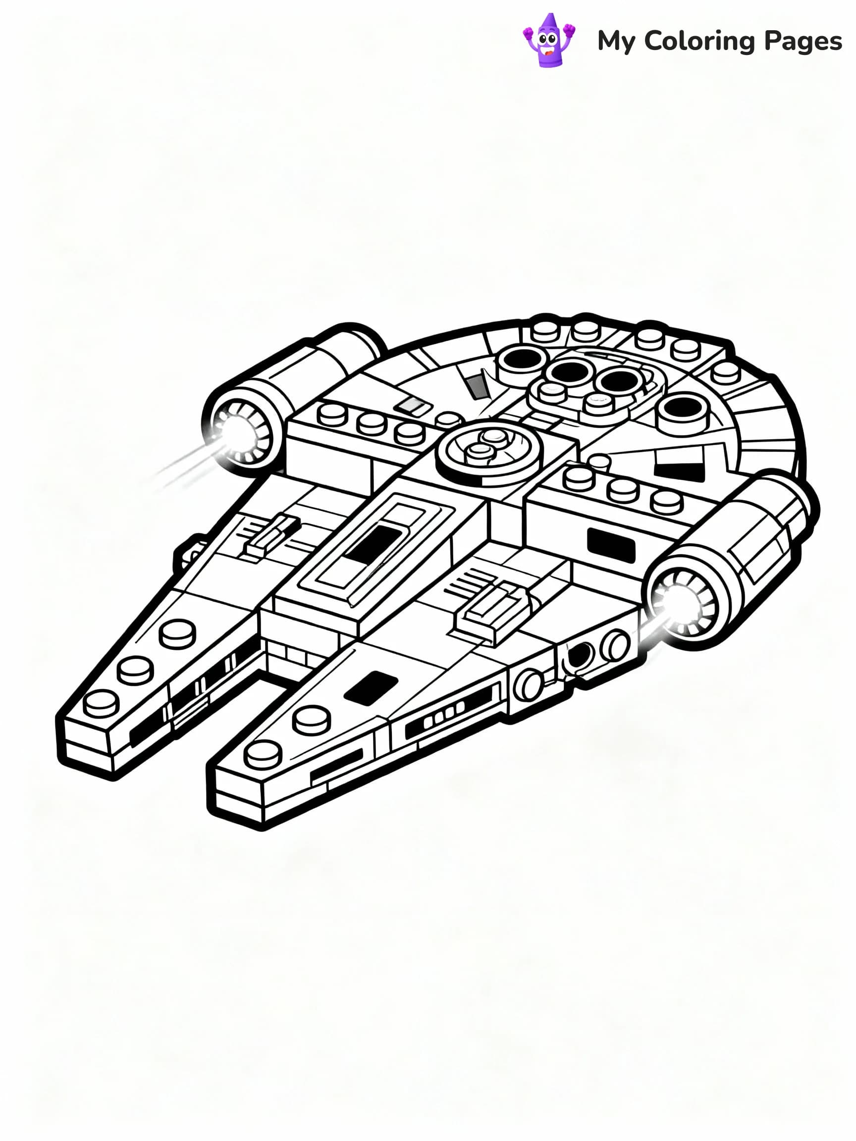 Lego Star Wars Coloring Pages - 1