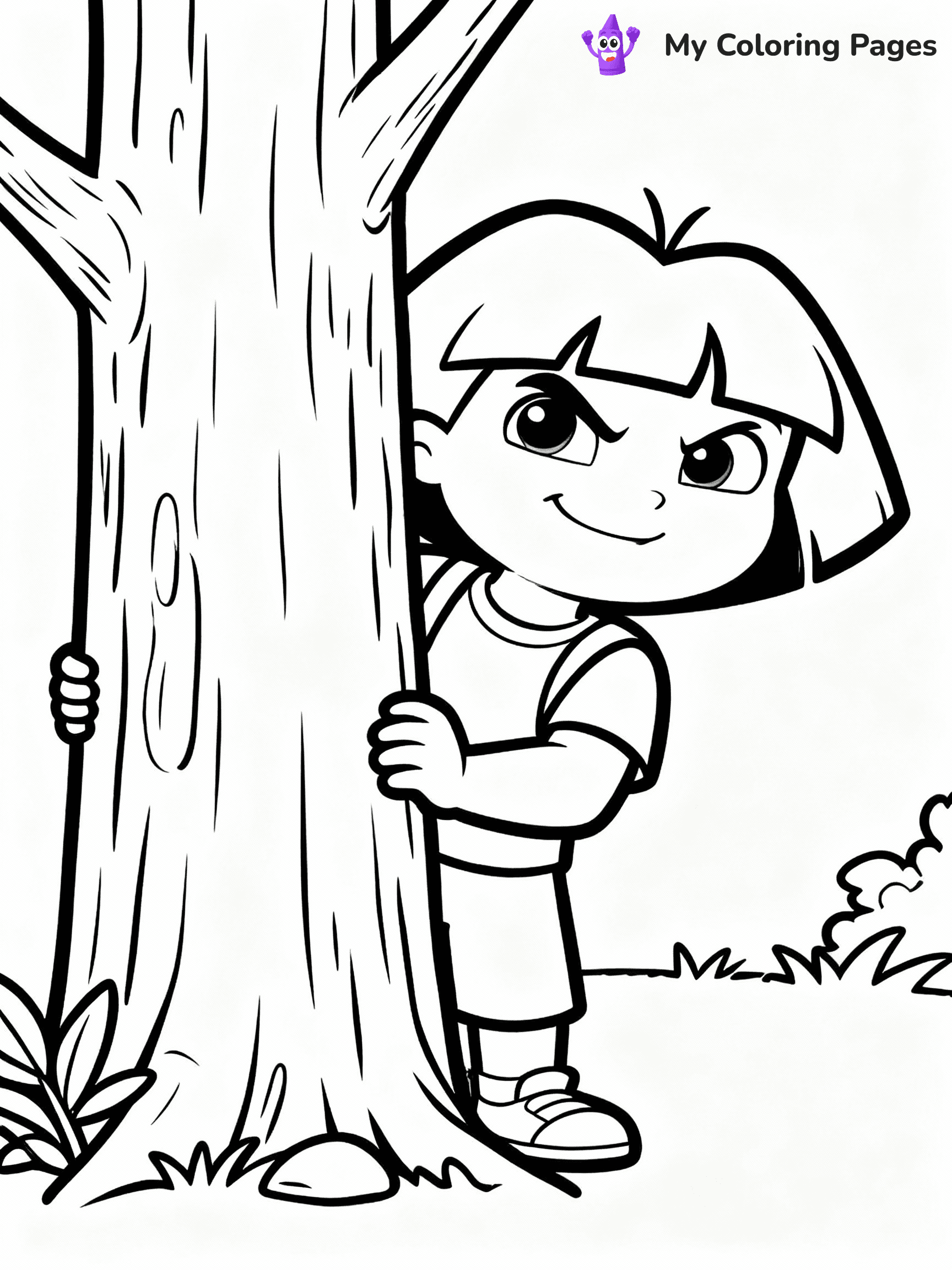 Dora The Explorer Coloring Pages - 42