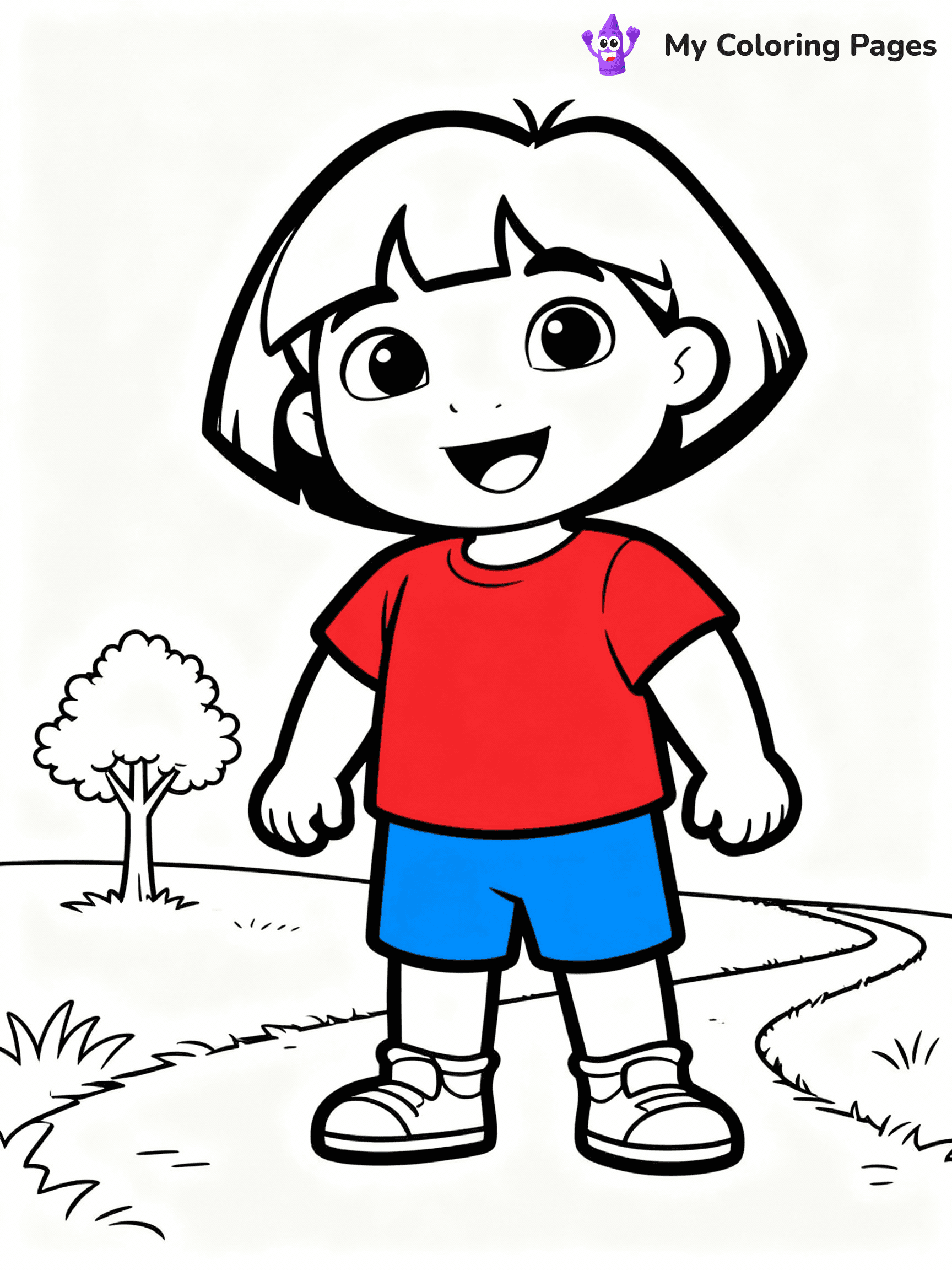 Dora The Explorer Coloring Pages - 32