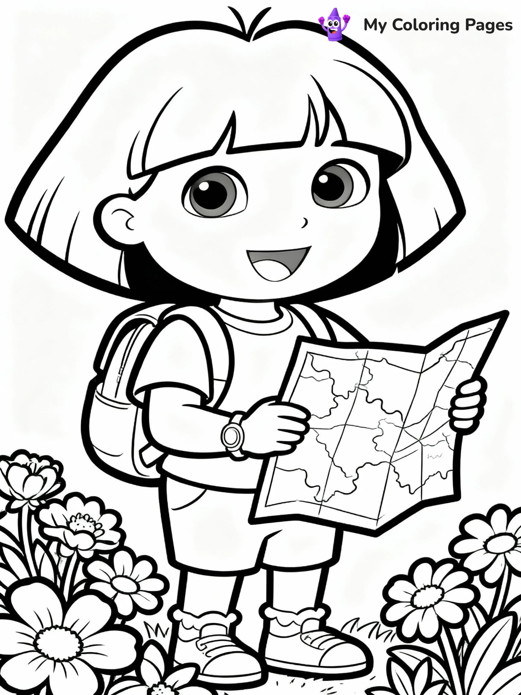Dora The Explorer Coloring Pages - 22