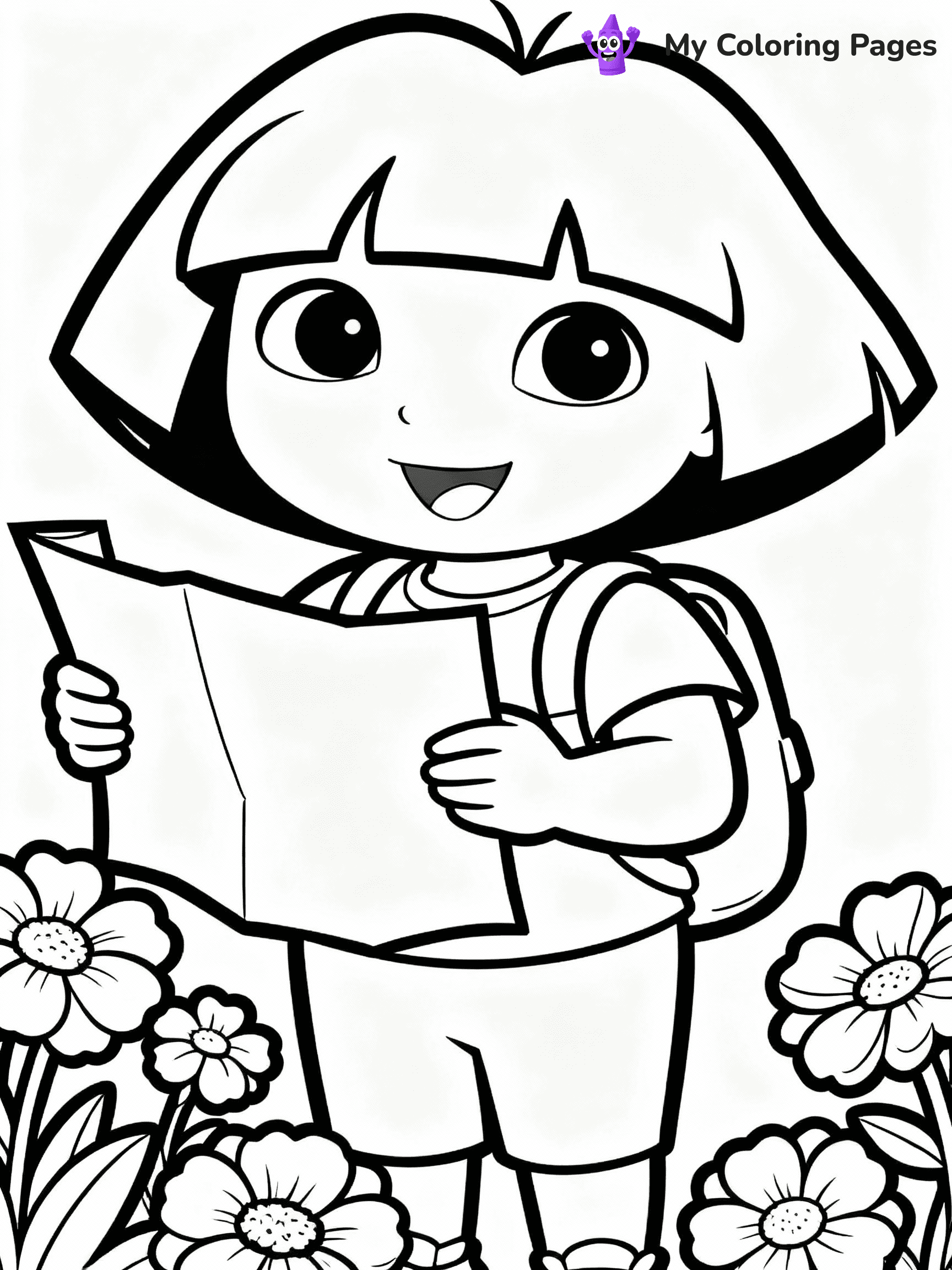 Dora The Explorer Coloring Pages - 18