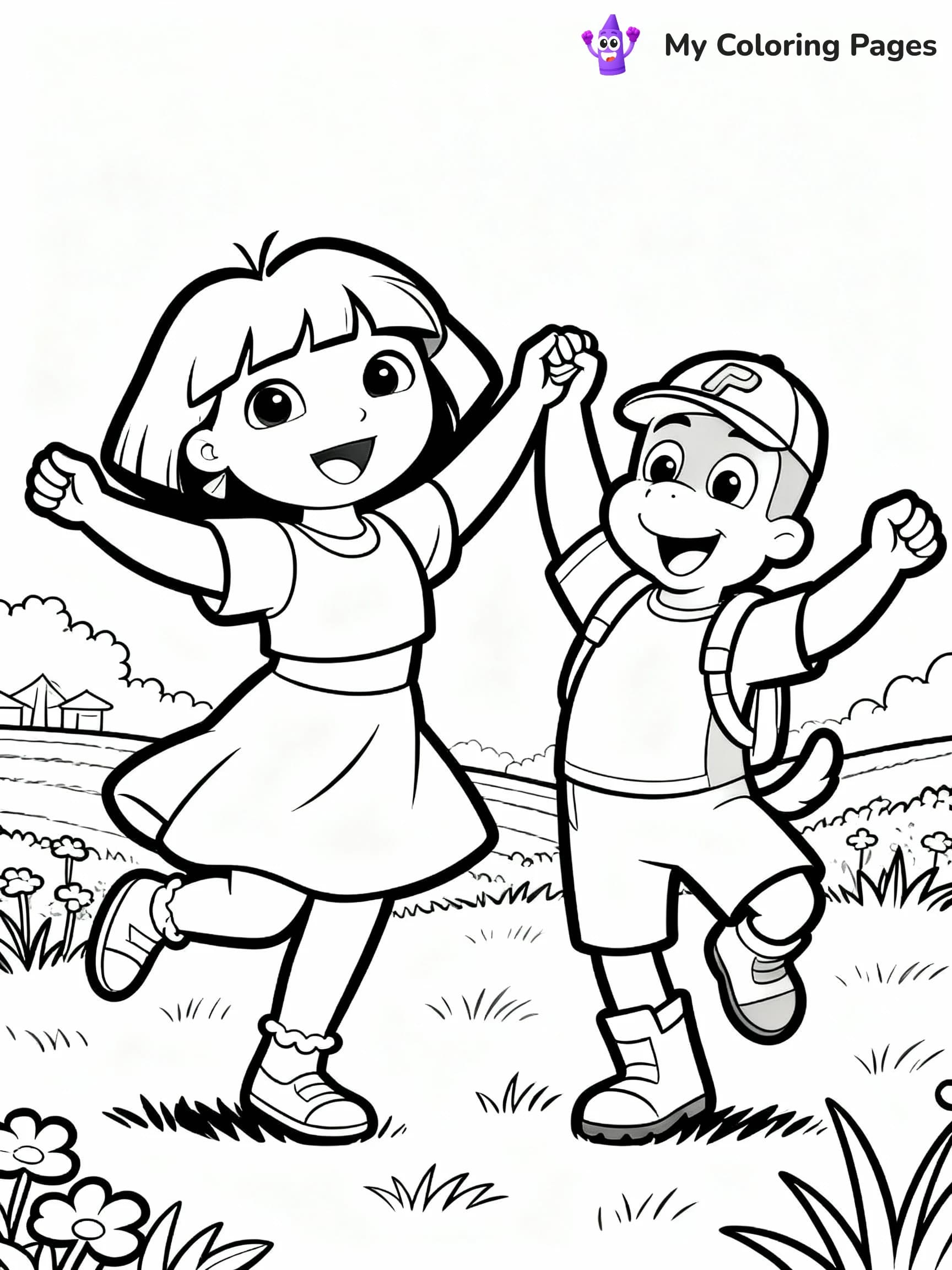 Dora The Explorer Coloring Pages - 13