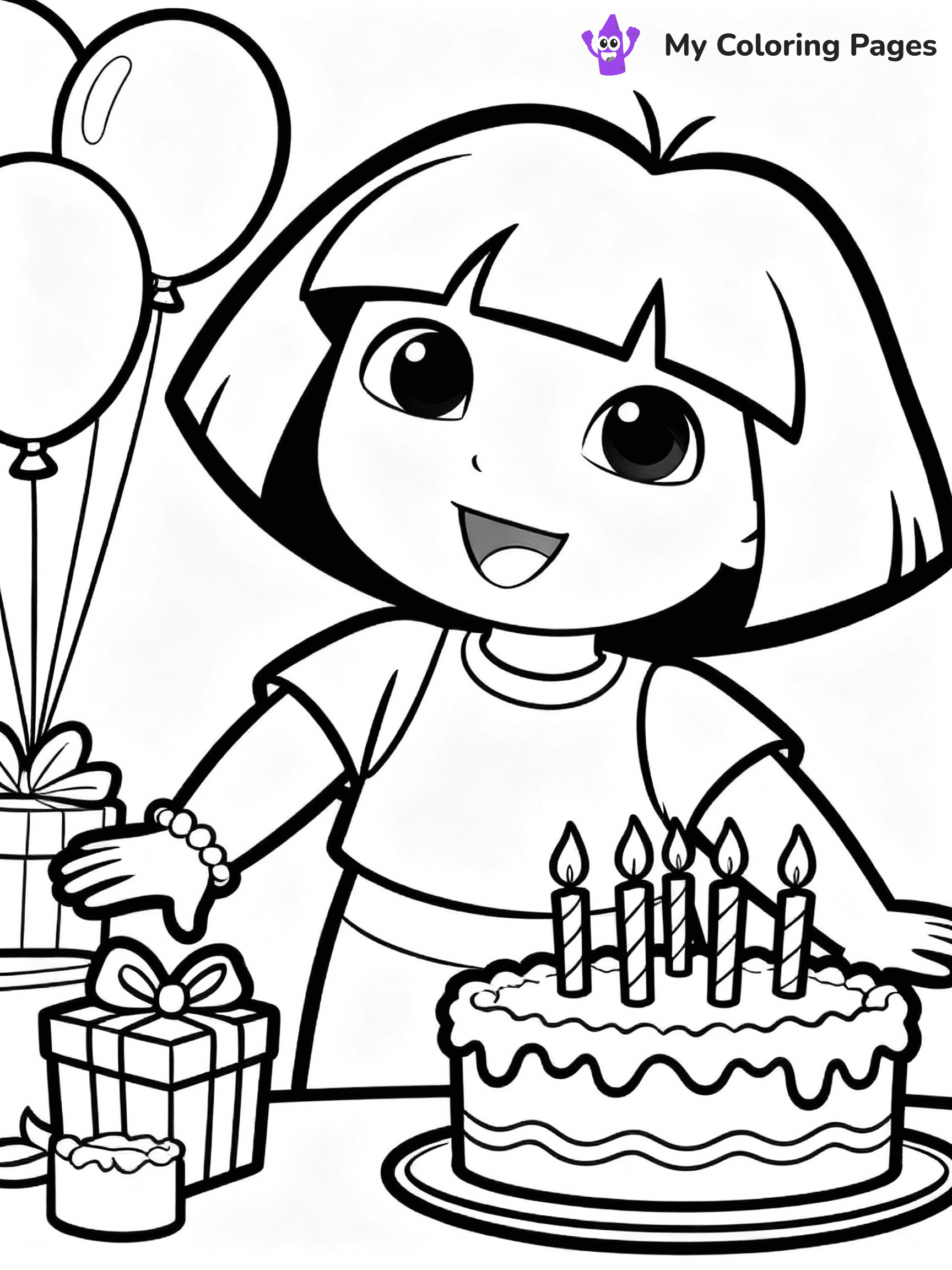 Dora The Explorer Coloring Pages - 5