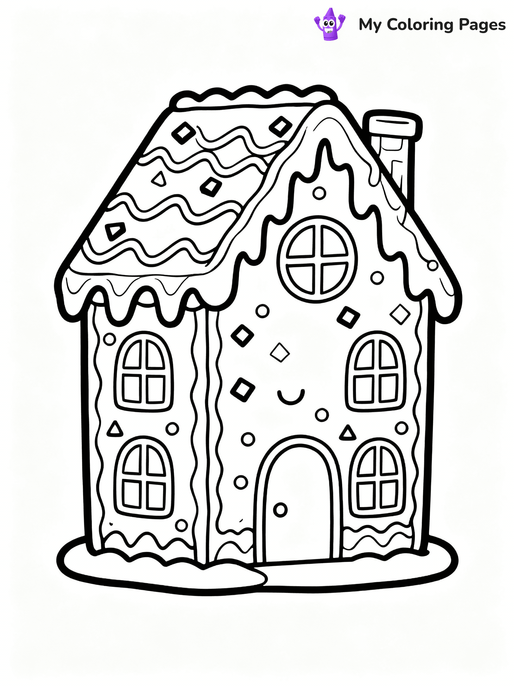 ⚠️ CRITICAL REQUIREMENT - ABSOLUTE BLACK AND WHITE ONLY ⚠️
This MUST be a BLACK AND WHITE line drawing ONLY. NO COLORS whatsoever.
- ONLY pure black lines (#000000) on pure white background (#FFFFFF)
- ABSOLUTELY NO colors, NO shading, NO gradients, NO grayscale
- If there are ANY colors in the output, the image is REJECTED
- This is a COLORING PAGE - meant to be COLORED IN by children
- The output must be UNCOLORED line art ready for coloring
⚠️ SUBJECT TO DRAW: Gingerbread mansion with intricate details, icing draping, and chocolate decorations, elegant style
(REMEMBER: Output must be BLACK AND WHITE line art only, NOT colored!)
# COLORING PAGE: BLACK OUTLINES ONLY - WHITE BACKGROUND MANDATORY
Create a **coloring book page** using EXACTLY two values: black lines, white space.
## NON-NEGOTIABLE BINARY RULES
- **ONLY #000000 (black) and #FFFFFF (white)** - NO other values exist
- **EVERY PIXEL = BLACK OR WHITE** - no gray/shading/antialiasing
- **WHITE BACKGROUND MANDATORY** - entire canvas stays white
- **ALL SHAPES HOLLOW** - everything is empty outlines waiting to be colored
- **FORBIDDEN:** fills, shading, gradients, patterns, textures, colors
- **NO SOLID REGIONS** - if it's not a thin line, it's wrong
## Universal Line Standards
- Black outlines ONLY - thin, uniform weight
- Every shape completely empty inside
- Closed contours suitable for coloring
- Simple flat illustration - zero depth/3D/realism
- **Style:** Whimsical Doodle Art Alley - rounded, friendly outlines (unless specified)
## Everything = Outline Only
- Characters/animals: hollow shapes
- Objects/clothing: empty contours
- Backgrounds/scenery: line work only
- Natural elements: outlined forms
- Dark/night areas: don't exist (use outlined symbols)
- Textures/patterns: convert to simple lines
## The Test
Can a child color EVERY white space with crayons? If any area is pre-filled/shaded/gray or colored in, it FAILS. Every shape must be waiting to receive color.
**FINAL OUTPUT**: Binary coloring page. Black lines define shapes. White spaces ready for coloring. Nothing else exists. No exceptions. Print-ready.
⚠️ FINAL REMINDER: Draw the subject "Gingerbread mansion with intricate details, icing draping, and chocolate decorations, elegant style" as BLACK AND WHITE line art. Zero colors in output.