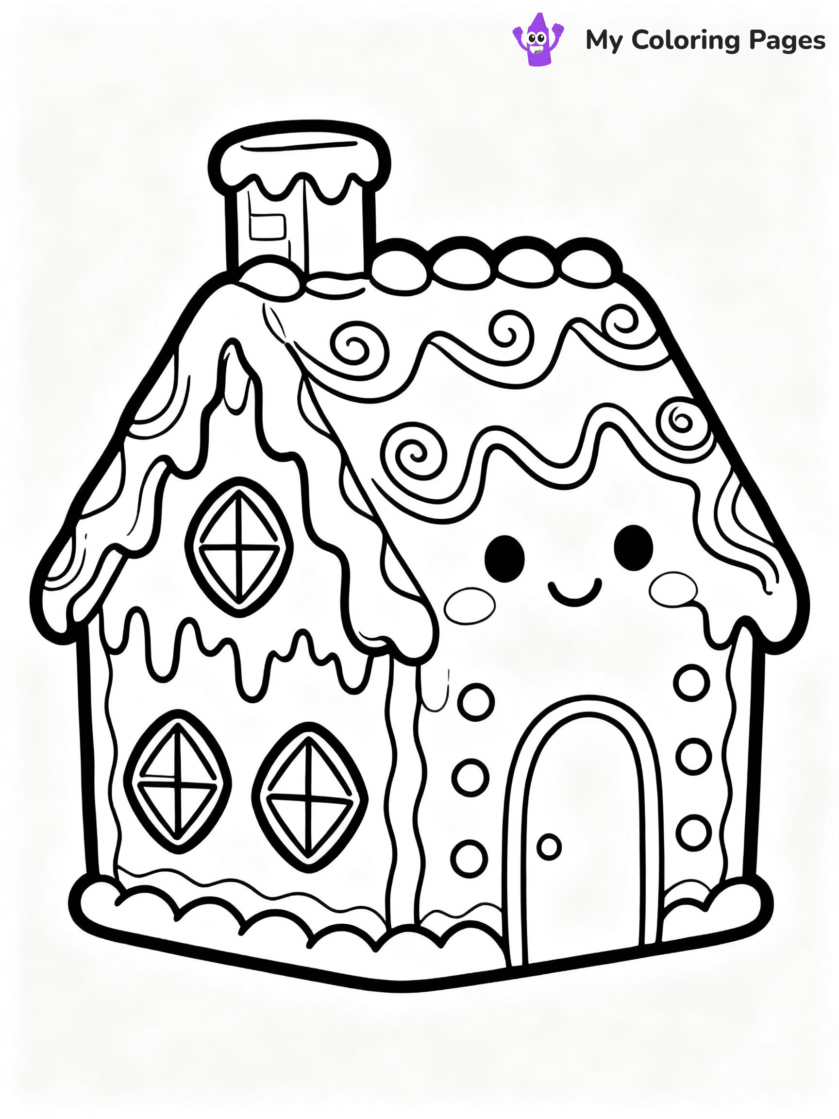 ⚠️ CRITICAL REQUIREMENT - ABSOLUTE BLACK AND WHITE ONLY ⚠️
This MUST be a BLACK AND WHITE line drawing ONLY. NO COLORS whatsoever.
- ONLY pure black lines (#000000) on pure white background (#FFFFFF)
- ABSOLUTELY NO colors, NO shading, NO gradients, NO grayscale
- If there are ANY colors in the output, the image is REJECTED
- This is a COLORING PAGE - meant to be COLORED IN by children
- The output must be UNCOLORED line art ready for coloring
⚠️ SUBJECT TO DRAW: Gingerbread mansion with intricate details, icing draping, and chocolate decorations, elegant style
(REMEMBER: Output must be BLACK AND WHITE line art only, NOT colored!)
# COLORING PAGE: BLACK OUTLINES ONLY - WHITE BACKGROUND MANDATORY
Create a **coloring book page** using EXACTLY two values: black lines, white space.
## NON-NEGOTIABLE BINARY RULES
- **ONLY #000000 (black) and #FFFFFF (white)** - NO other values exist
- **EVERY PIXEL = BLACK OR WHITE** - no gray/shading/antialiasing
- **WHITE BACKGROUND MANDATORY** - entire canvas stays white
- **ALL SHAPES HOLLOW** - everything is empty outlines waiting to be colored
- **FORBIDDEN:** fills, shading, gradients, patterns, textures, colors
- **NO SOLID REGIONS** - if it's not a thin line, it's wrong
## Universal Line Standards
- Black outlines ONLY - thin, uniform weight
- Every shape completely empty inside
- Closed contours suitable for coloring
- Simple flat illustration - zero depth/3D/realism
- **Style:** Whimsical Doodle Art Alley - rounded, friendly outlines (unless specified)
## Everything = Outline Only
- Characters/animals: hollow shapes
- Objects/clothing: empty contours
- Backgrounds/scenery: line work only
- Natural elements: outlined forms
- Dark/night areas: don't exist (use outlined symbols)
- Textures/patterns: convert to simple lines
## The Test
Can a child color EVERY white space with crayons? If any area is pre-filled/shaded/gray or colored in, it FAILS. Every shape must be waiting to receive color.
**FINAL OUTPUT**: Binary coloring page. Black lines define shapes. White spaces ready for coloring. Nothing else exists. No exceptions. Print-ready.
⚠️ FINAL REMINDER: Draw the subject "Gingerbread mansion with intricate details, icing draping, and chocolate decorations, elegant style" as BLACK AND WHITE line art. Zero colors in output.