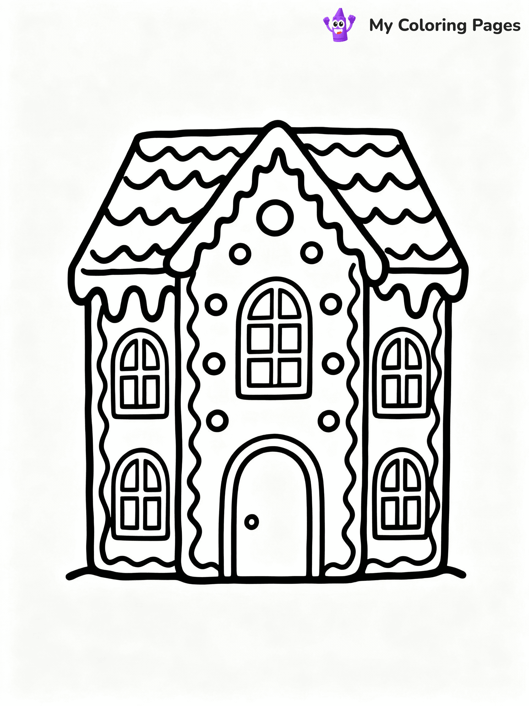 ⚠️ CRITICAL REQUIREMENT - ABSOLUTE BLACK AND WHITE ONLY ⚠️
This MUST be a BLACK AND WHITE line drawing ONLY. NO COLORS whatsoever.
- ONLY pure black lines (#000000) on pure white background (#FFFFFF)
- ABSOLUTELY NO colors, NO shading, NO gradients, NO grayscale
- If there are ANY colors in the output, the image is REJECTED
- This is a COLORING PAGE - meant to be COLORED IN by children
- The output must be UNCOLORED line art ready for coloring
⚠️ SUBJECT TO DRAW: Gingerbread mansion with intricate details, icing draping, and chocolate decorations, elegant style
(REMEMBER: Output must be BLACK AND WHITE line art only, NOT colored!)
# COLORING PAGE: BLACK OUTLINES ONLY - WHITE BACKGROUND MANDATORY
Create a **coloring book page** using EXACTLY two values: black lines, white space.
## NON-NEGOTIABLE BINARY RULES
- **ONLY #000000 (black) and #FFFFFF (white)** - NO other values exist
- **EVERY PIXEL = BLACK OR WHITE** - no gray/shading/antialiasing
- **WHITE BACKGROUND MANDATORY** - entire canvas stays white
- **ALL SHAPES HOLLOW** - everything is empty outlines waiting to be colored
- **FORBIDDEN:** fills, shading, gradients, patterns, textures, colors
- **NO SOLID REGIONS** - if it's not a thin line, it's wrong
## Universal Line Standards
- Black outlines ONLY - thin, uniform weight
- Every shape completely empty inside
- Closed contours suitable for coloring
- Simple flat illustration - zero depth/3D/realism
- **Style:** Whimsical Doodle Art Alley - rounded, friendly outlines (unless specified)
## Everything = Outline Only
- Characters/animals: hollow shapes
- Objects/clothing: empty contours
- Backgrounds/scenery: line work only
- Natural elements: outlined forms
- Dark/night areas: don't exist (use outlined symbols)
- Textures/patterns: convert to simple lines
## The Test
Can a child color EVERY white space with crayons? If any area is pre-filled/shaded/gray or colored in, it FAILS. Every shape must be waiting to receive color.
**FINAL OUTPUT**: Binary coloring page. Black lines define shapes. White spaces ready for coloring. Nothing else exists. No exceptions. Print-ready.
⚠️ FINAL REMINDER: Draw the subject "Gingerbread mansion with intricate details, icing draping, and chocolate decorations, elegant style" as BLACK AND WHITE line art. Zero colors in output.