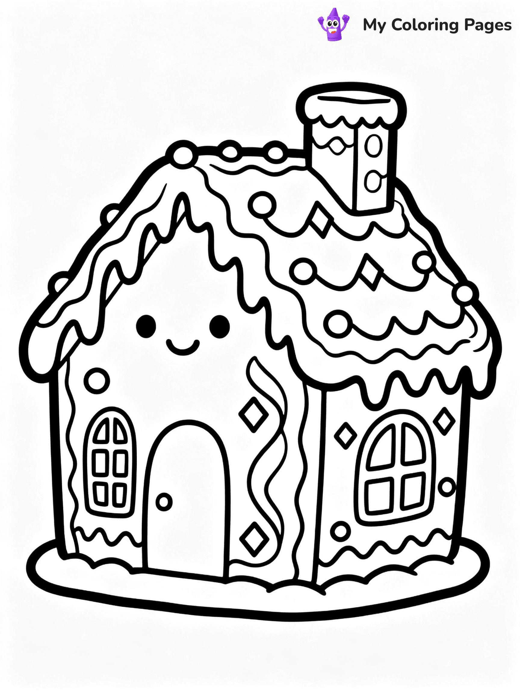 ⚠️ CRITICAL REQUIREMENT - ABSOLUTE BLACK AND WHITE ONLY ⚠️
This MUST be a BLACK AND WHITE line drawing ONLY. NO COLORS whatsoever.
- ONLY pure black lines (#000000) on pure white background (#FFFFFF)
- ABSOLUTELY NO colors, NO shading, NO gradients, NO grayscale
- If there are ANY colors in the output, the image is REJECTED
- This is a COLORING PAGE - meant to be COLORED IN by children
- The output must be UNCOLORED line art ready for coloring
⚠️ SUBJECT TO DRAW: Gingerbread mansion with intricate details, icing draping, and chocolate decorations, elegant style
(REMEMBER: Output must be BLACK AND WHITE line art only, NOT colored!)
# COLORING PAGE: BLACK OUTLINES ONLY - WHITE BACKGROUND MANDATORY
Create a **coloring book page** using EXACTLY two values: black lines, white space.
## NON-NEGOTIABLE BINARY RULES
- **ONLY #000000 (black) and #FFFFFF (white)** - NO other values exist
- **EVERY PIXEL = BLACK OR WHITE** - no gray/shading/antialiasing
- **WHITE BACKGROUND MANDATORY** - entire canvas stays white
- **ALL SHAPES HOLLOW** - everything is empty outlines waiting to be colored
- **FORBIDDEN:** fills, shading, gradients, patterns, textures, colors
- **NO SOLID REGIONS** - if it's not a thin line, it's wrong
## Universal Line Standards
- Black outlines ONLY - thin, uniform weight
- Every shape completely empty inside
- Closed contours suitable for coloring
- Simple flat illustration - zero depth/3D/realism
- **Style:** Whimsical Doodle Art Alley - rounded, friendly outlines (unless specified)
## Everything = Outline Only
- Characters/animals: hollow shapes
- Objects/clothing: empty contours
- Backgrounds/scenery: line work only
- Natural elements: outlined forms
- Dark/night areas: don't exist (use outlined symbols)
- Textures/patterns: convert to simple lines
## The Test
Can a child color EVERY white space with crayons? If any area is pre-filled/shaded/gray or colored in, it FAILS. Every shape must be waiting to receive color.
**FINAL OUTPUT**: Binary coloring page. Black lines define shapes. White spaces ready for coloring. Nothing else exists. No exceptions. Print-ready.
⚠️ FINAL REMINDER: Draw the subject "Gingerbread mansion with intricate details, icing draping, and chocolate decorations, elegant style" as BLACK AND WHITE line art. Zero colors in output.