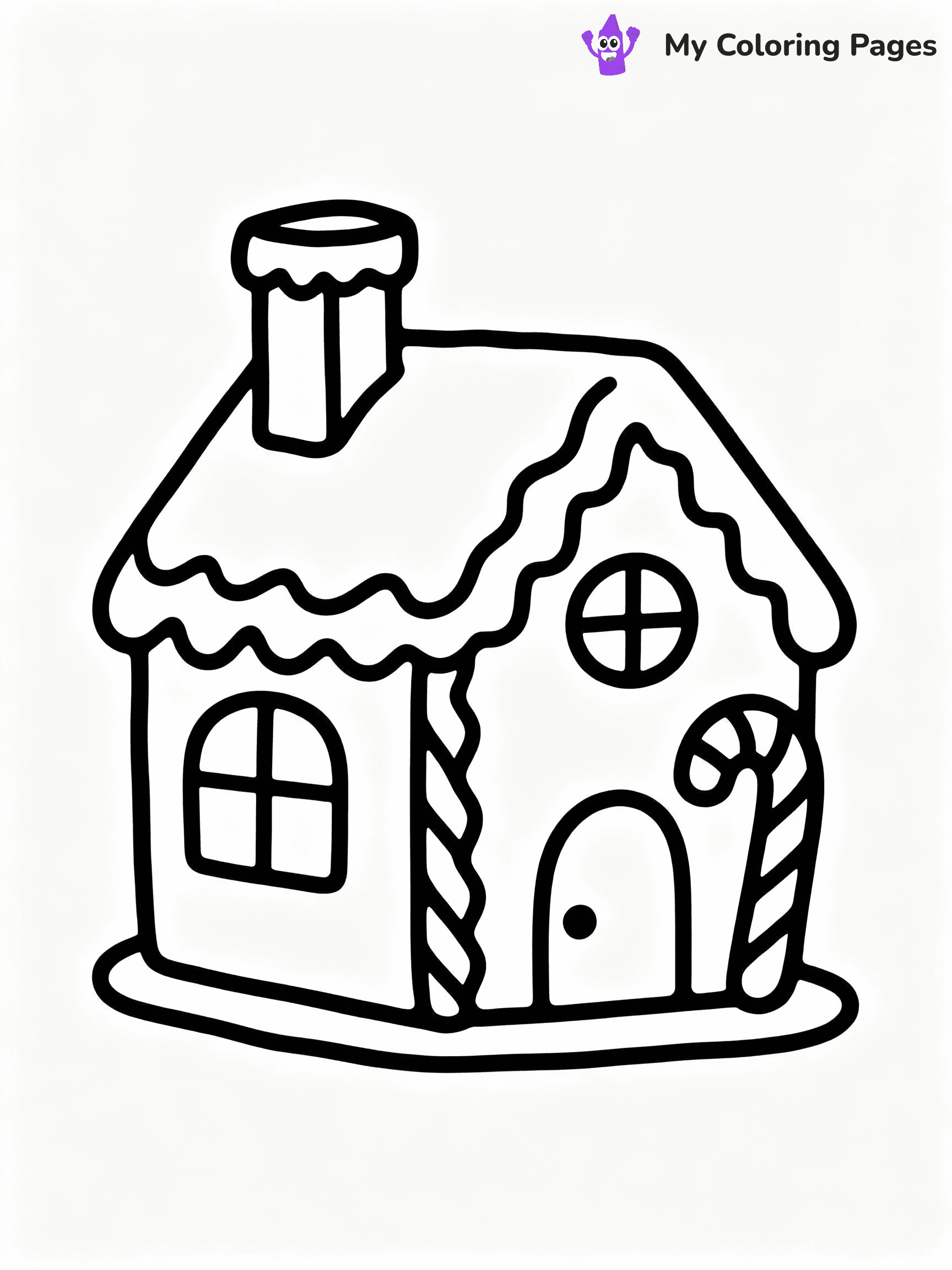 ⚠️ CRITICAL REQUIREMENT - ABSOLUTE BLACK AND WHITE ONLY ⚠️
This MUST be a BLACK AND WHITE line drawing ONLY. NO COLORS whatsoever.
- ONLY pure black lines (#000000) on pure white background (#FFFFFF)
- ABSOLUTELY NO colors, NO shading, NO gradients, NO grayscale
- If there are ANY colors in the output, the image is REJECTED
- This is a COLORING PAGE - meant to be COLORED IN by children
- The output must be UNCOLORED line art ready for coloring
⚠️ SUBJECT TO DRAW: Classic gingerbread house with a chimney, frosted roof, and peppermint accents, traditional style
(REMEMBER: Output must be BLACK AND WHITE line art only, NOT colored!)
# COLORING PAGE: BLACK OUTLINES ONLY - WHITE BACKGROUND MANDATORY
Create a **coloring book page** using EXACTLY two values: black lines, white space.
## NON-NEGOTIABLE BINARY RULES
- **ONLY #000000 (black) and #FFFFFF (white)** - NO other values exist
- **EVERY PIXEL = BLACK OR WHITE** - no gray/shading/antialiasing
- **WHITE BACKGROUND MANDATORY** - entire canvas stays white
- **ALL SHAPES HOLLOW** - everything is empty outlines waiting to be colored
- **FORBIDDEN:** fills, shading, gradients, patterns, textures, colors
- **NO SOLID REGIONS** - if it's not a thin line, it's wrong
## Universal Line Standards
- Black outlines ONLY - thin, uniform weight
- Every shape completely empty inside
- Closed contours suitable for coloring
- Simple flat illustration - zero depth/3D/realism
- **Style:** Whimsical Doodle Art Alley - rounded, friendly outlines (unless specified)
## Everything = Outline Only
- Characters/animals: hollow shapes
- Objects/clothing: empty contours
- Backgrounds/scenery: line work only
- Natural elements: outlined forms
- Dark/night areas: don't exist (use outlined symbols)
- Textures/patterns: convert to simple lines
## The Test
Can a child color EVERY white space with crayons? If any area is pre-filled/shaded/gray or colored in, it FAILS. Every shape must be waiting to receive color.
**FINAL OUTPUT**: Binary coloring page. Black lines define shapes. White spaces ready for coloring. Nothing else exists. No exceptions. Print-ready.
⚠️ FINAL REMINDER: Draw the subject "Classic gingerbread house with a chimney, frosted roof, and peppermint accents, traditional style" as BLACK AND WHITE line art. Zero colors in output.