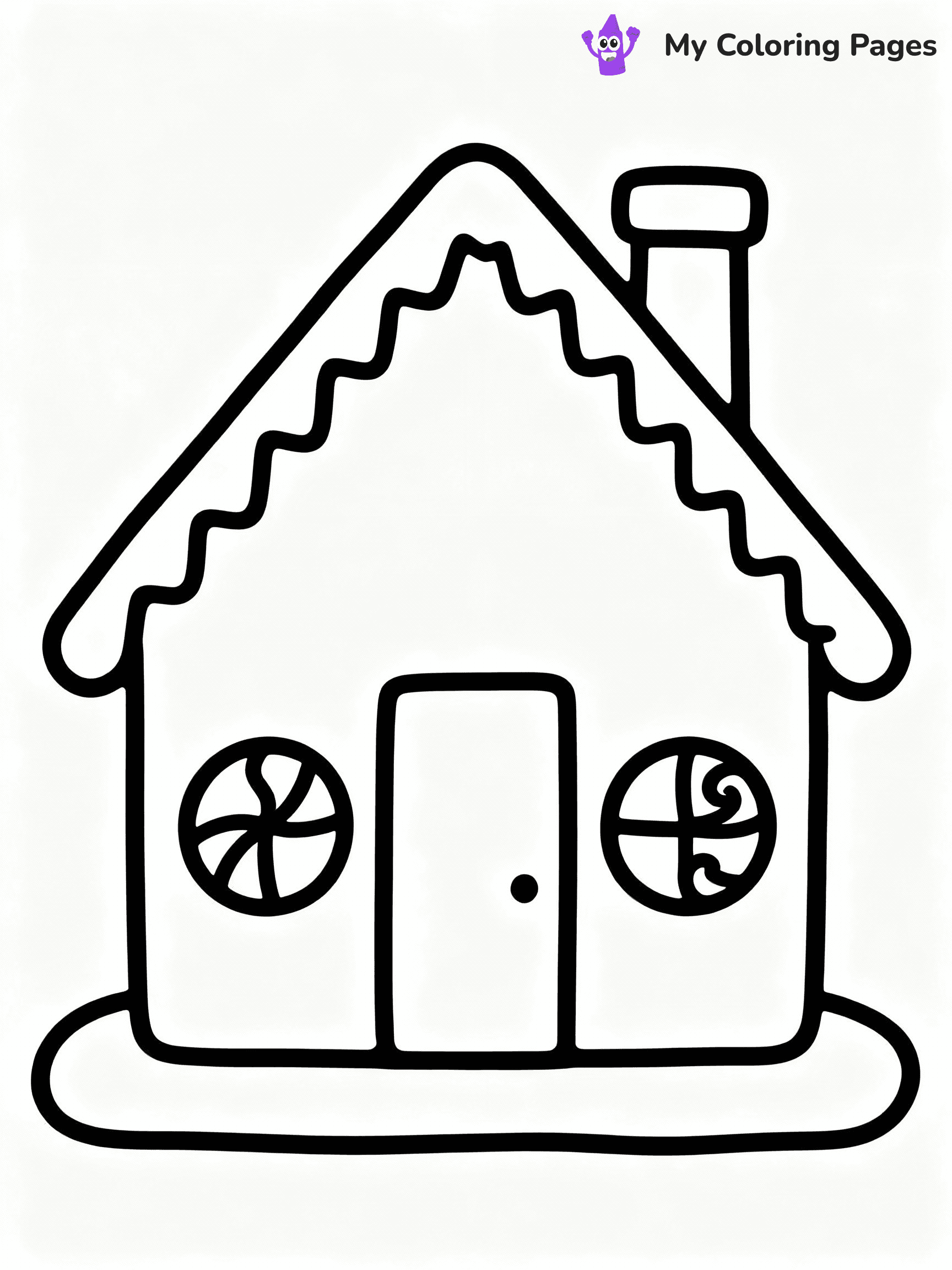 ⚠️ CRITICAL REQUIREMENT - ABSOLUTE BLACK AND WHITE ONLY ⚠️
This MUST be a BLACK AND WHITE line drawing ONLY. NO COLORS whatsoever.
- ONLY pure black lines (#000000) on pure white background (#FFFFFF)
- ABSOLUTELY NO colors, NO shading, NO gradients, NO grayscale
- If there are ANY colors in the output, the image is REJECTED
- This is a COLORING PAGE - meant to be COLORED IN by children
- The output must be UNCOLORED line art ready for coloring
⚠️ SUBJECT TO DRAW: Classic gingerbread house with a chimney, frosted roof, and peppermint accents, traditional style
(REMEMBER: Output must be BLACK AND WHITE line art only, NOT colored!)
# COLORING PAGE: BLACK OUTLINES ONLY - WHITE BACKGROUND MANDATORY
Create a **coloring book page** using EXACTLY two values: black lines, white space.
## NON-NEGOTIABLE BINARY RULES
- **ONLY #000000 (black) and #FFFFFF (white)** - NO other values exist
- **EVERY PIXEL = BLACK OR WHITE** - no gray/shading/antialiasing
- **WHITE BACKGROUND MANDATORY** - entire canvas stays white
- **ALL SHAPES HOLLOW** - everything is empty outlines waiting to be colored
- **FORBIDDEN:** fills, shading, gradients, patterns, textures, colors
- **NO SOLID REGIONS** - if it's not a thin line, it's wrong
## Universal Line Standards
- Black outlines ONLY - thin, uniform weight
- Every shape completely empty inside
- Closed contours suitable for coloring
- Simple flat illustration - zero depth/3D/realism
- **Style:** Whimsical Doodle Art Alley - rounded, friendly outlines (unless specified)
## Everything = Outline Only
- Characters/animals: hollow shapes
- Objects/clothing: empty contours
- Backgrounds/scenery: line work only
- Natural elements: outlined forms
- Dark/night areas: don't exist (use outlined symbols)
- Textures/patterns: convert to simple lines
## The Test
Can a child color EVERY white space with crayons? If any area is pre-filled/shaded/gray or colored in, it FAILS. Every shape must be waiting to receive color.
**FINAL OUTPUT**: Binary coloring page. Black lines define shapes. White spaces ready for coloring. Nothing else exists. No exceptions. Print-ready.
⚠️ FINAL REMINDER: Draw the subject "Classic gingerbread house with a chimney, frosted roof, and peppermint accents, traditional style" as BLACK AND WHITE line art. Zero colors in output.