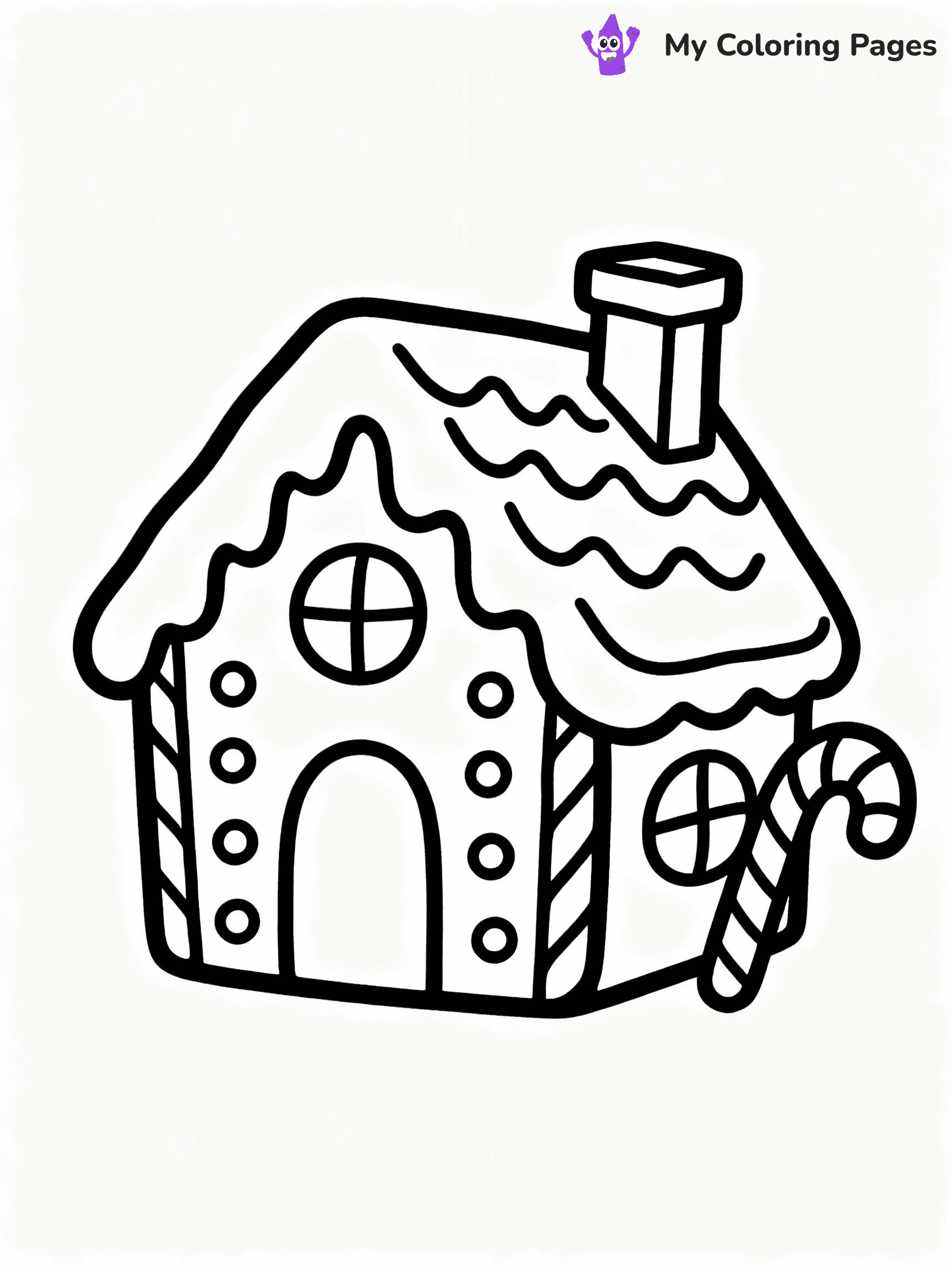 ⚠️ CRITICAL REQUIREMENT - ABSOLUTE BLACK AND WHITE ONLY ⚠️
This MUST be a BLACK AND WHITE line drawing ONLY. NO COLORS whatsoever.
- ONLY pure black lines (#000000) on pure white background (#FFFFFF)
- ABSOLUTELY NO colors, NO shading, NO gradients, NO grayscale
- If there are ANY colors in the output, the image is REJECTED
- This is a COLORING PAGE - meant to be COLORED IN by children
- The output must be UNCOLORED line art ready for coloring
⚠️ SUBJECT TO DRAW: Classic gingerbread house with a chimney, frosted roof, and peppermint accents, traditional style
(REMEMBER: Output must be BLACK AND WHITE line art only, NOT colored!)
# COLORING PAGE: BLACK OUTLINES ONLY - WHITE BACKGROUND MANDATORY
Create a **coloring book page** using EXACTLY two values: black lines, white space.
## NON-NEGOTIABLE BINARY RULES
- **ONLY #000000 (black) and #FFFFFF (white)** - NO other values exist
- **EVERY PIXEL = BLACK OR WHITE** - no gray/shading/antialiasing
- **WHITE BACKGROUND MANDATORY** - entire canvas stays white
- **ALL SHAPES HOLLOW** - everything is empty outlines waiting to be colored
- **FORBIDDEN:** fills, shading, gradients, patterns, textures, colors
- **NO SOLID REGIONS** - if it's not a thin line, it's wrong
## Universal Line Standards
- Black outlines ONLY - thin, uniform weight
- Every shape completely empty inside
- Closed contours suitable for coloring
- Simple flat illustration - zero depth/3D/realism
- **Style:** Whimsical Doodle Art Alley - rounded, friendly outlines (unless specified)
## Everything = Outline Only
- Characters/animals: hollow shapes
- Objects/clothing: empty contours
- Backgrounds/scenery: line work only
- Natural elements: outlined forms
- Dark/night areas: don't exist (use outlined symbols)
- Textures/patterns: convert to simple lines
## The Test
Can a child color EVERY white space with crayons? If any area is pre-filled/shaded/gray or colored in, it FAILS. Every shape must be waiting to receive color.
**FINAL OUTPUT**: Binary coloring page. Black lines define shapes. White spaces ready for coloring. Nothing else exists. No exceptions. Print-ready.
⚠️ FINAL REMINDER: Draw the subject "Classic gingerbread house with a chimney, frosted roof, and peppermint accents, traditional style" as BLACK AND WHITE line art. Zero colors in output.