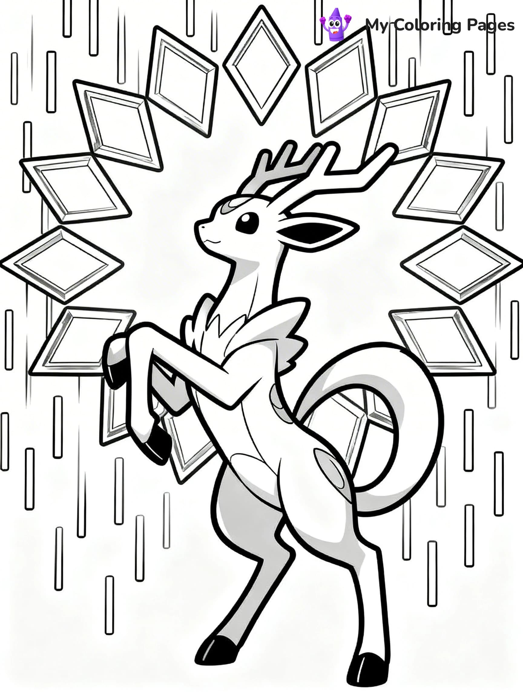 Arceus Coloring Pages - 23