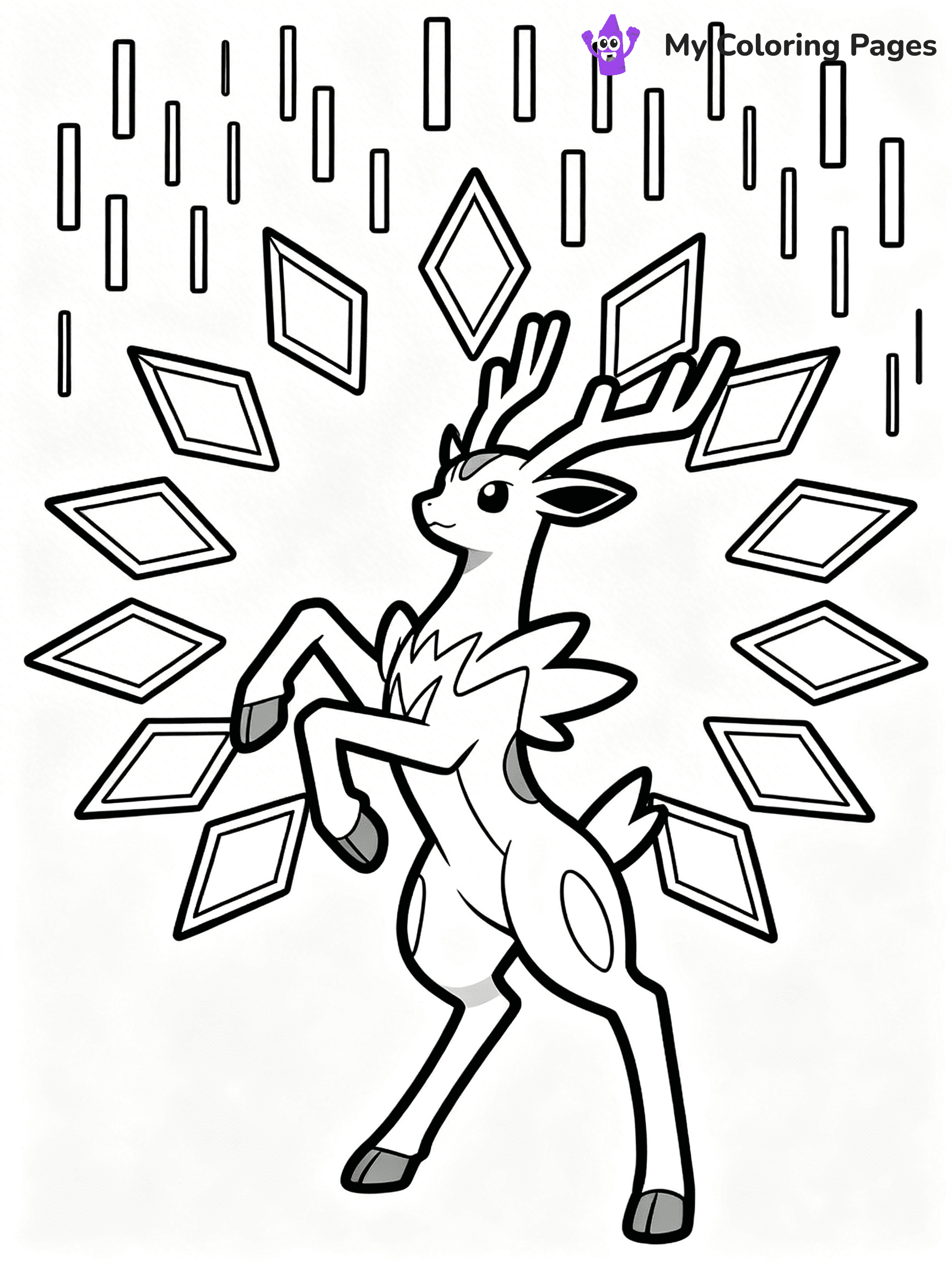 Arceus Coloring Pages - 22