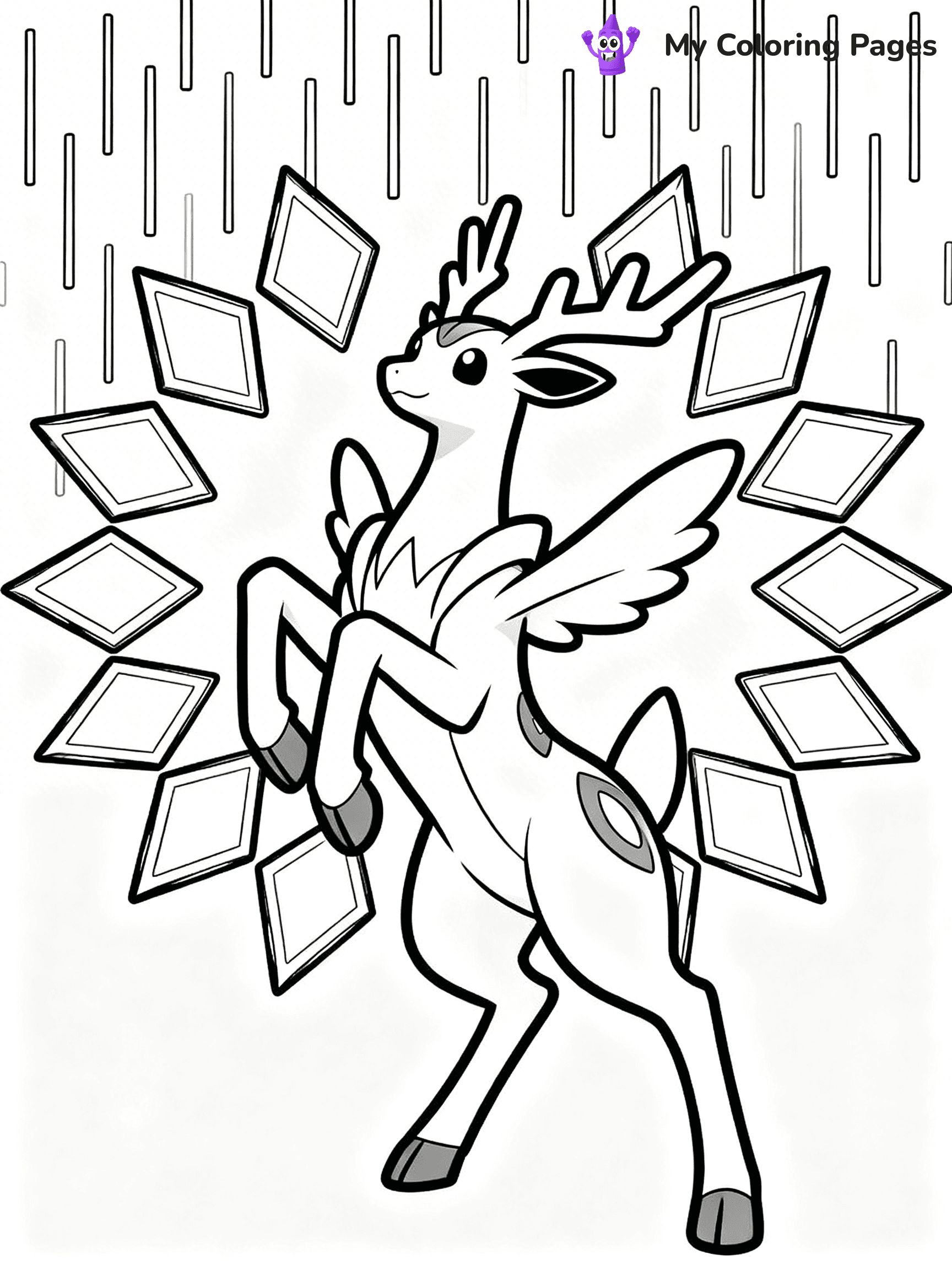 Arceus Coloring Pages - 21
