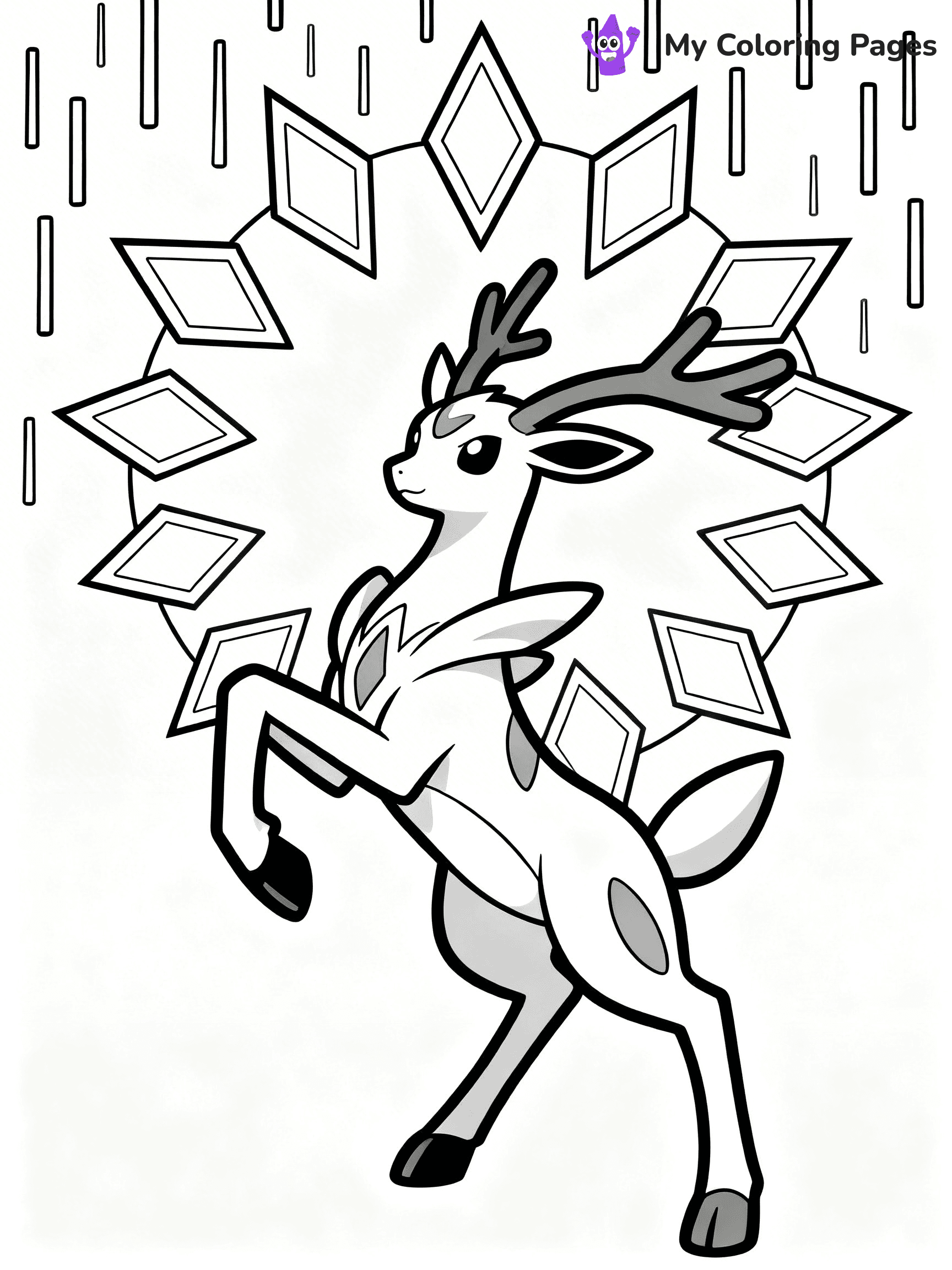 Arceus Coloring Pages - 20