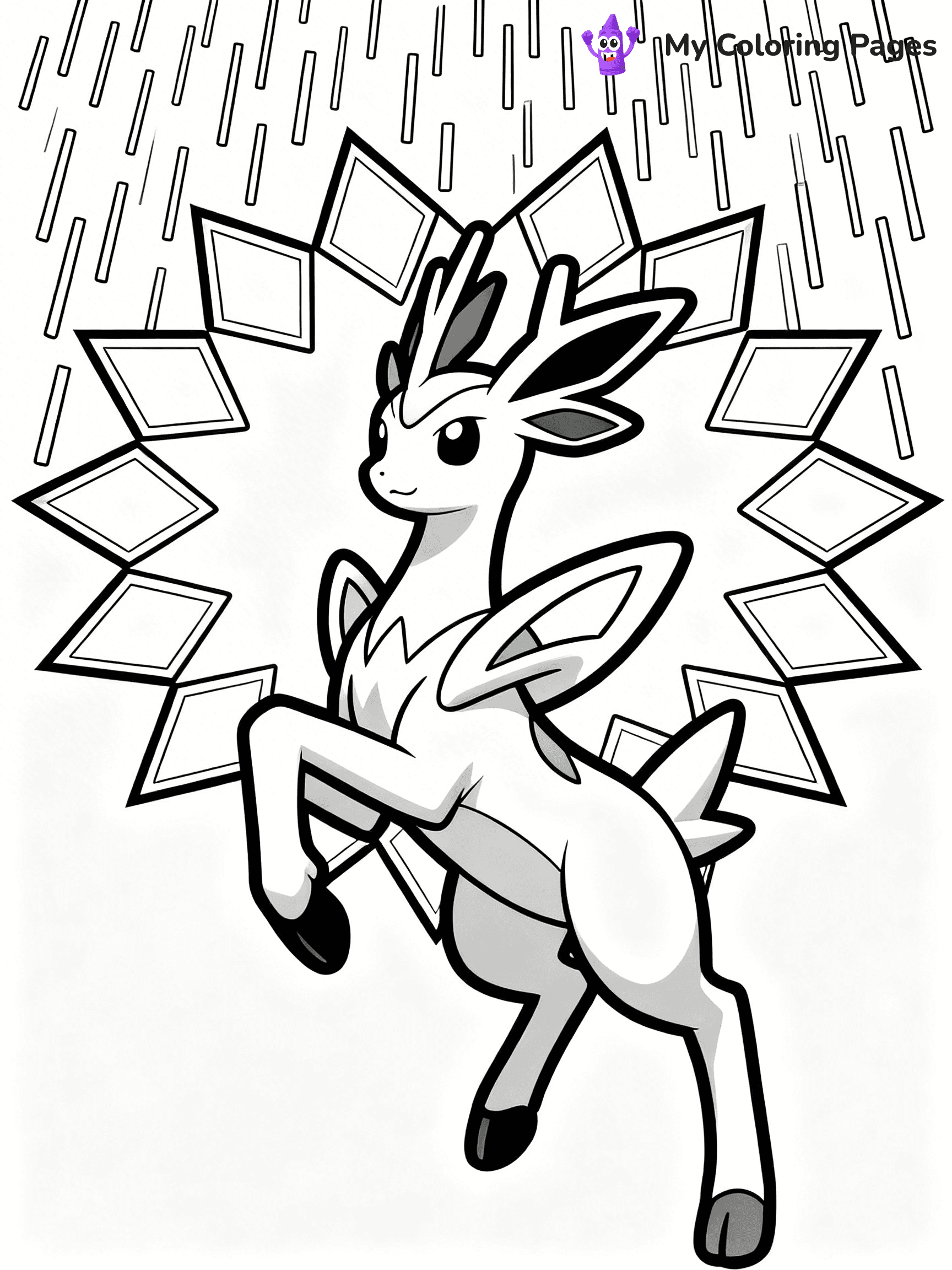 Arceus Coloring Pages - 18