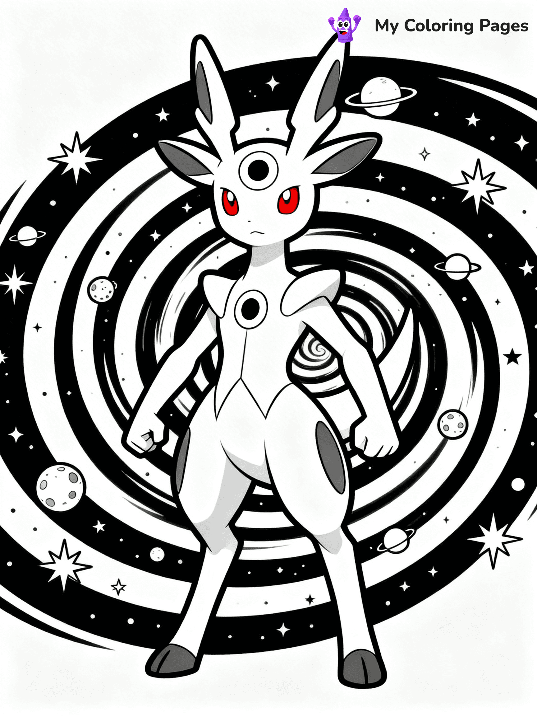 Arceus Coloring Pages - 15