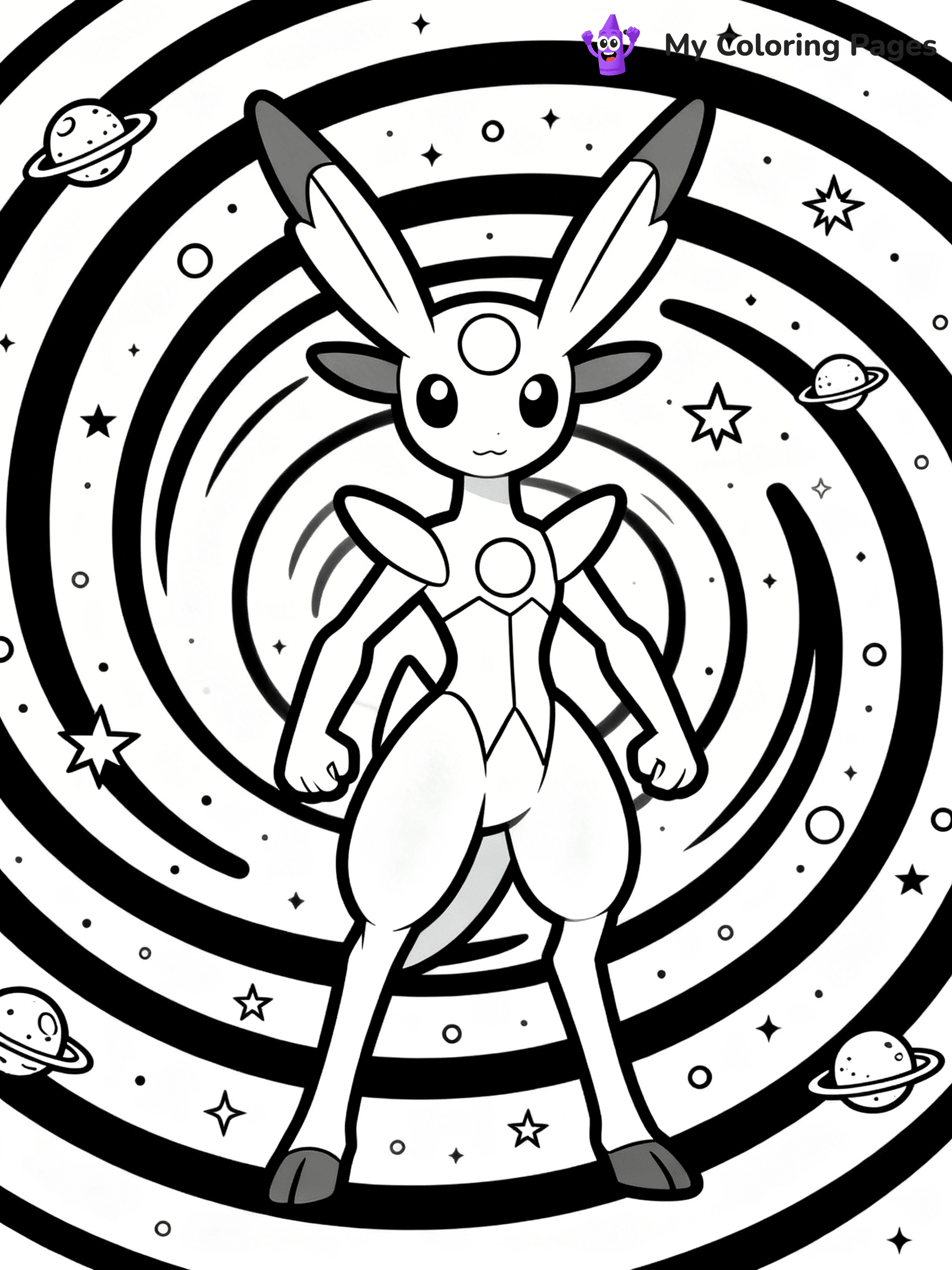 Arceus Coloring Pages - 13