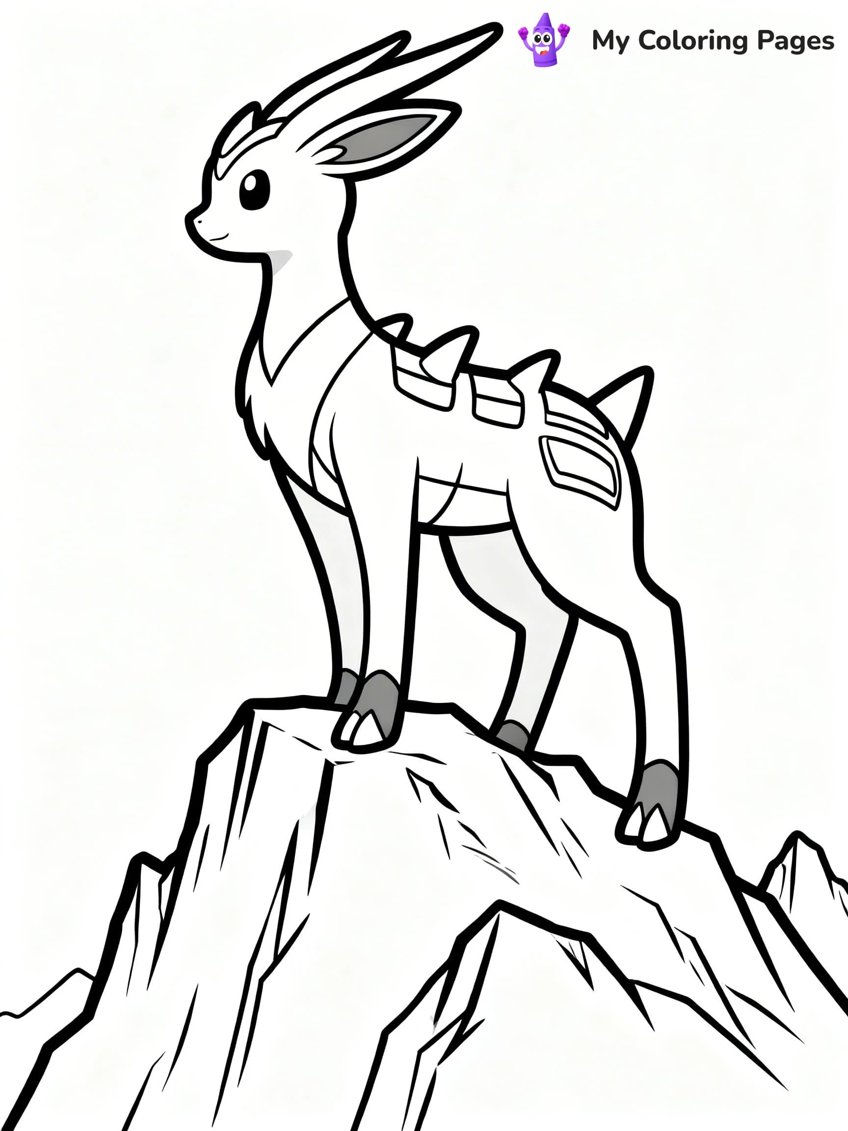 Arceus Coloring Pages - 11