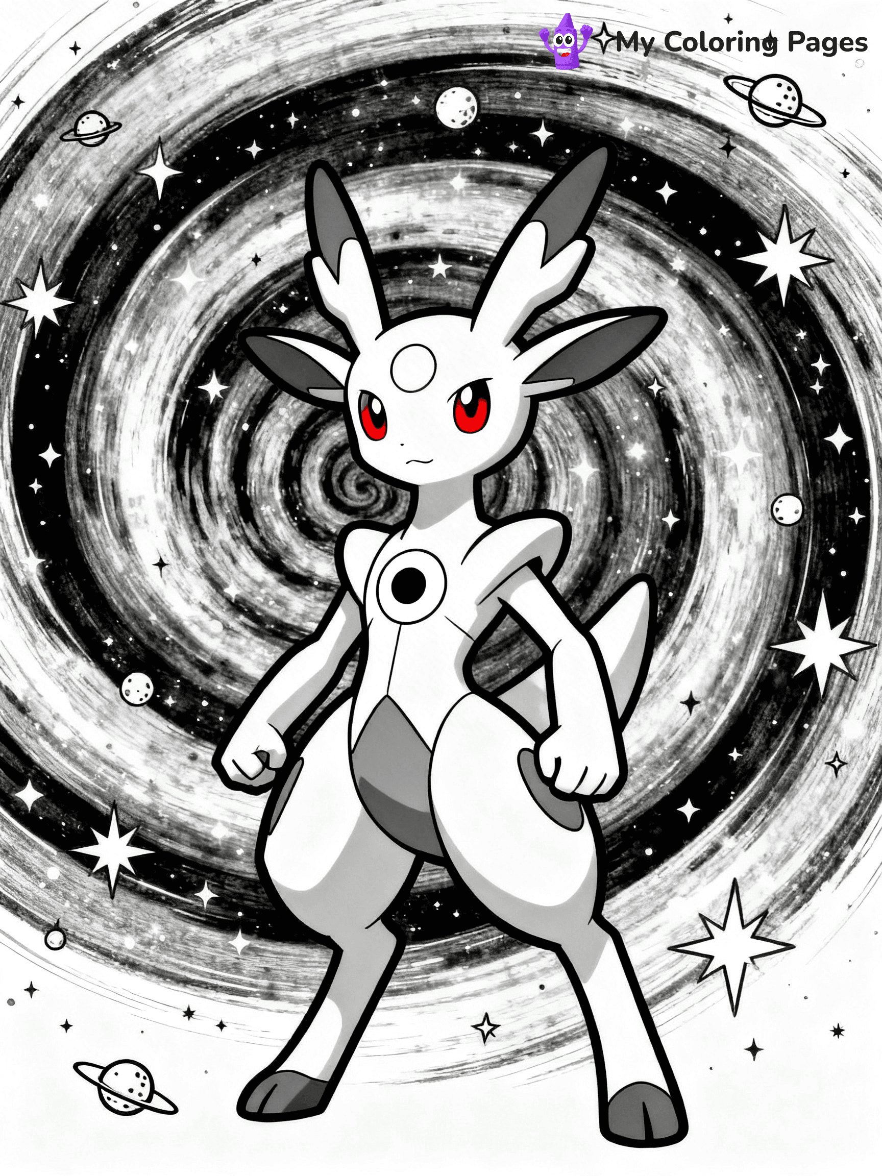 Arceus Coloring Pages - 10