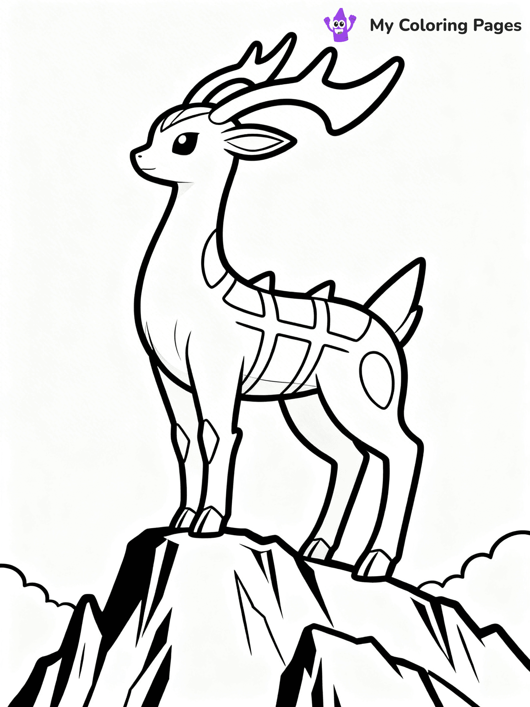 Arceus Coloring Pages - 9