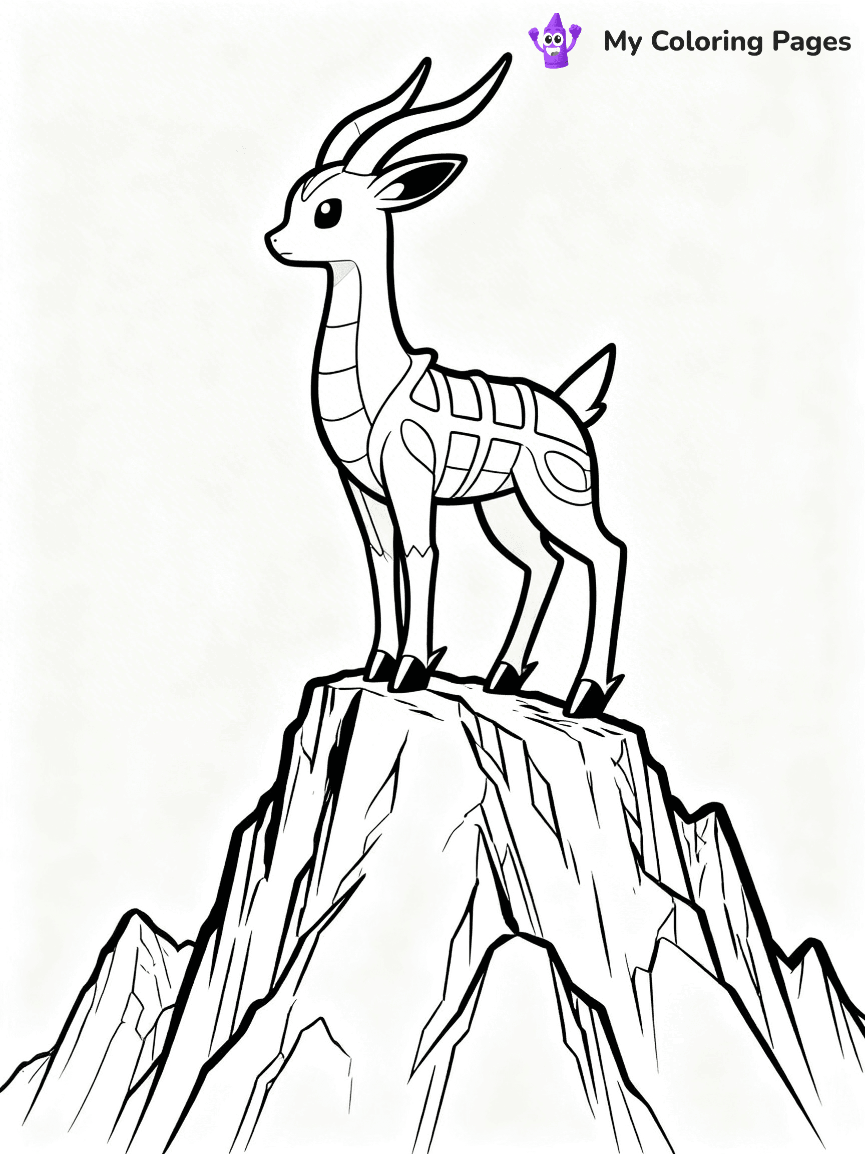 Arceus Coloring Pages - 8