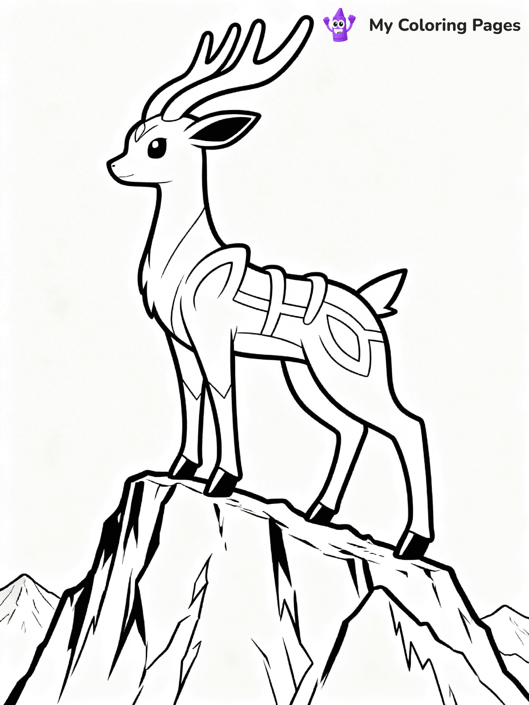 Arceus Coloring Pages - 7