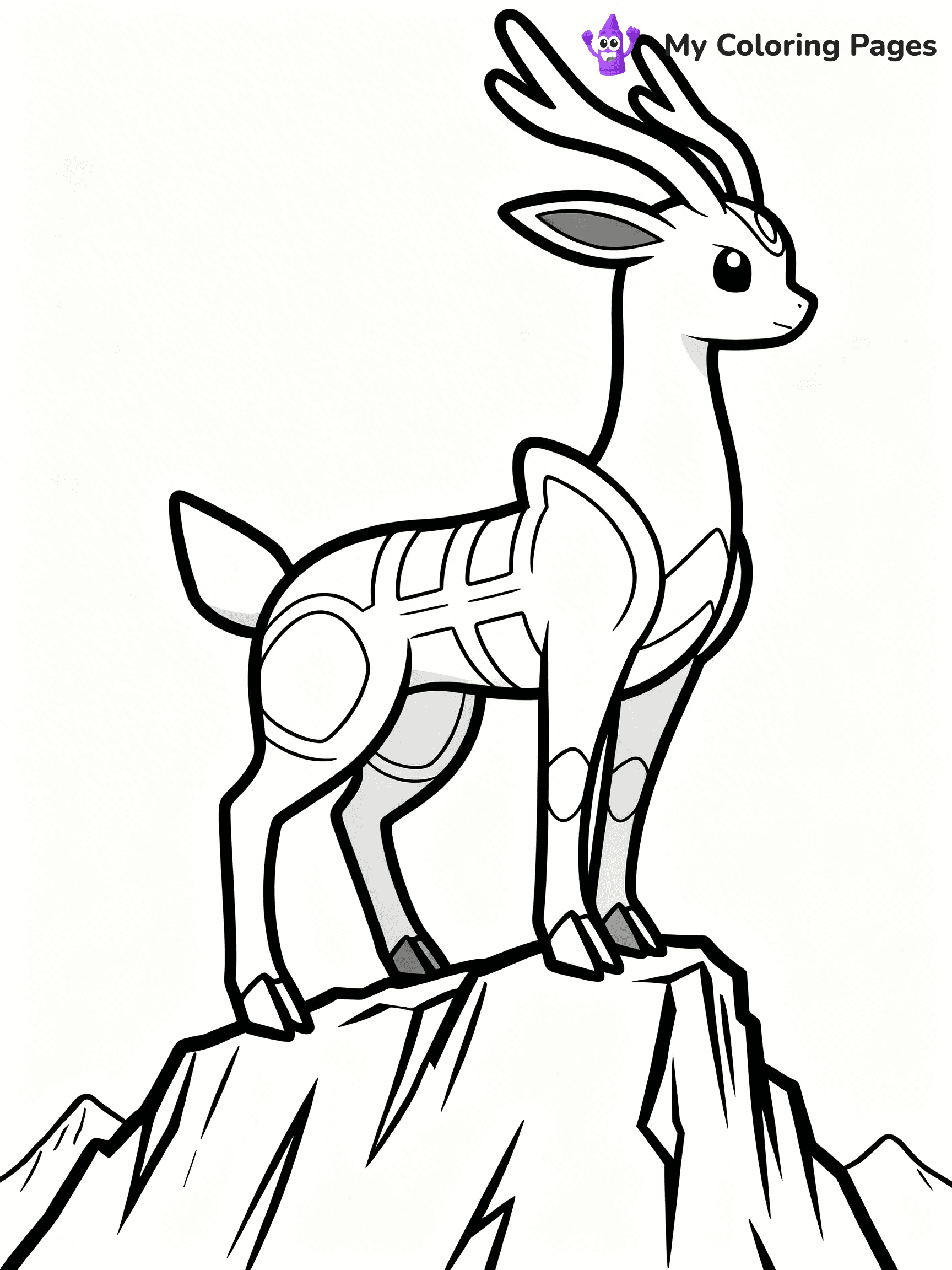 Arceus Coloring Pages - 6