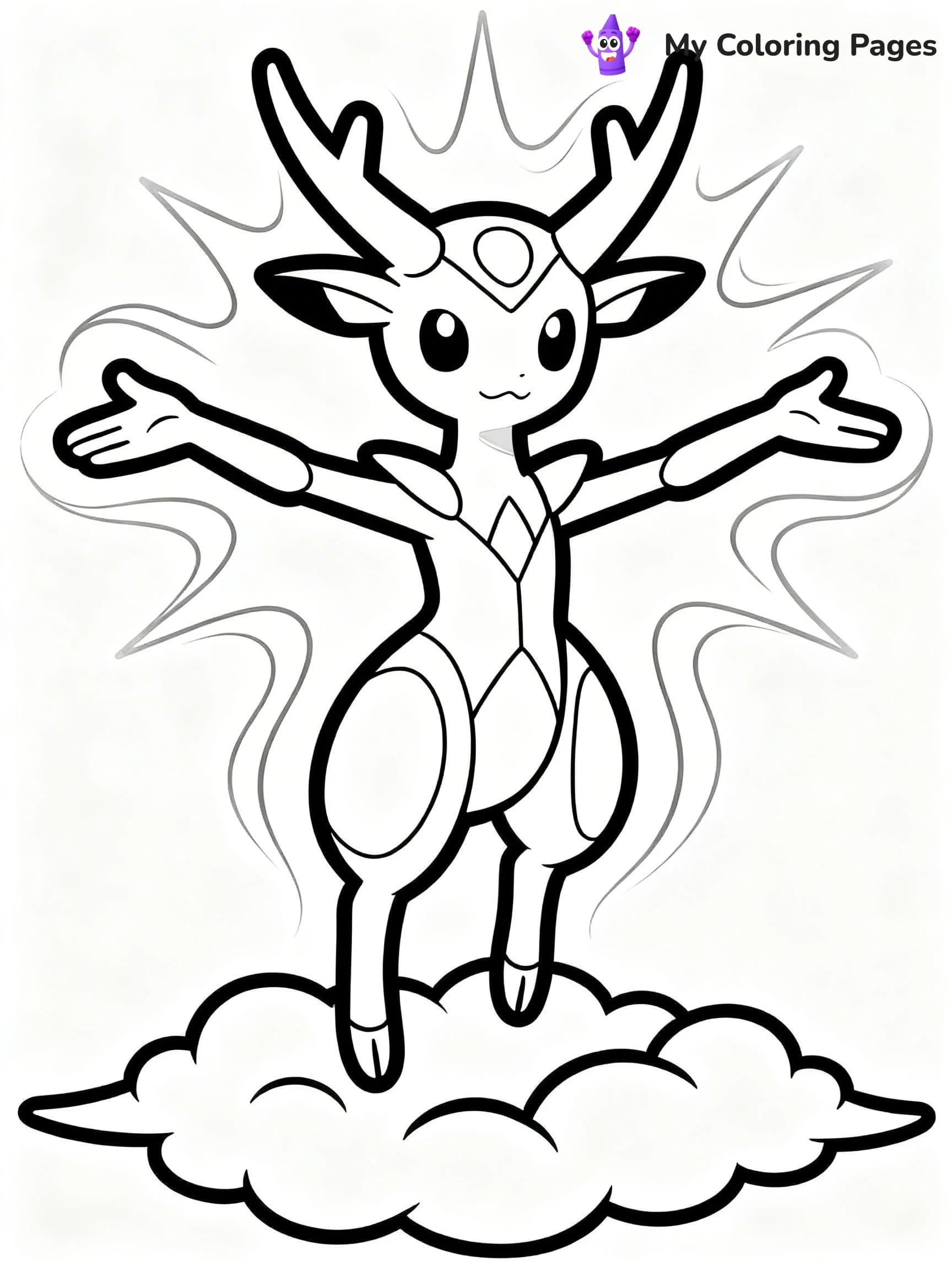 Arceus Coloring Pages - 5