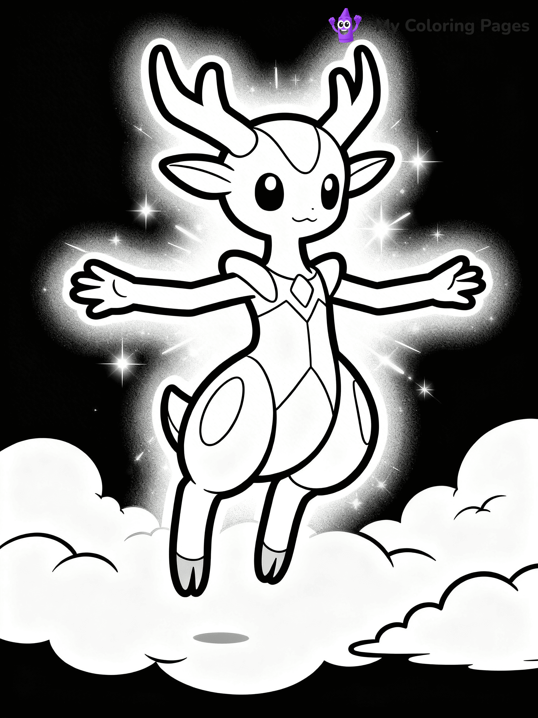 Arceus Coloring Pages - 4