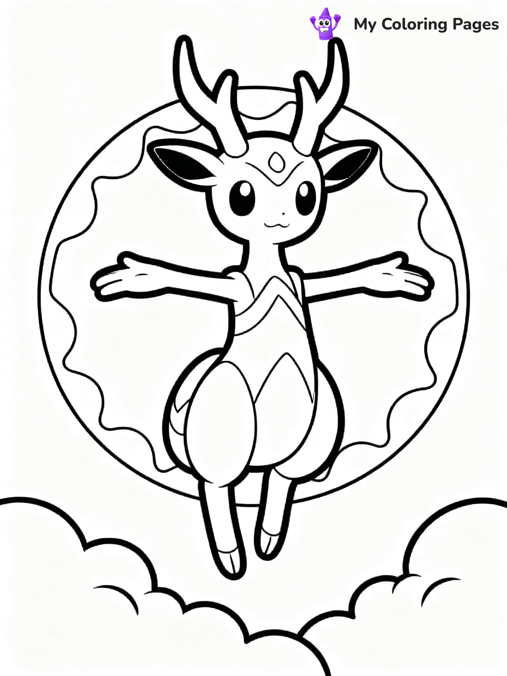 Arceus Coloring Pages - 3